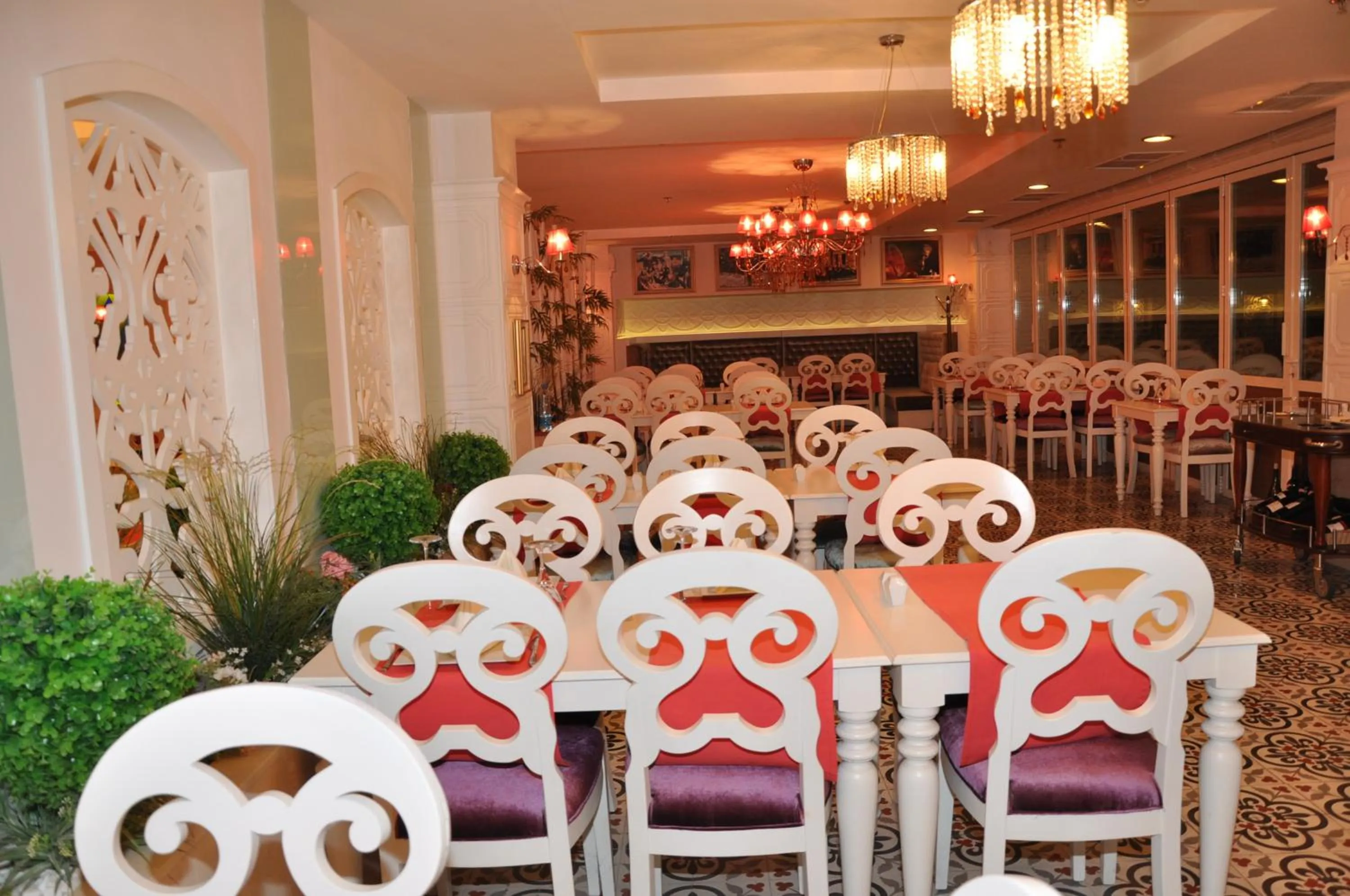 Restaurant/places to eat in Alba Hotel