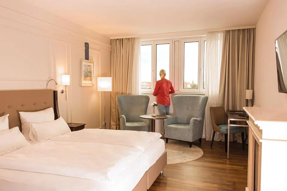 Bed in Hotel am Delft