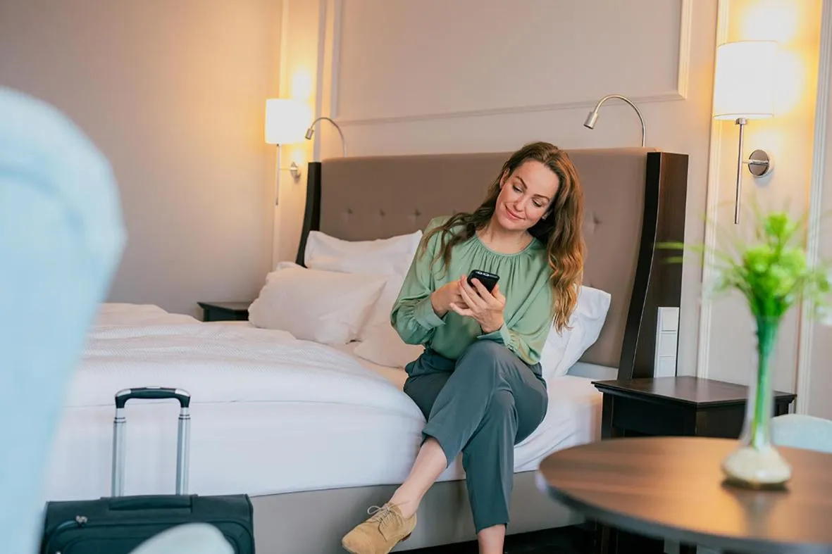 Bed in Hotel am Delft