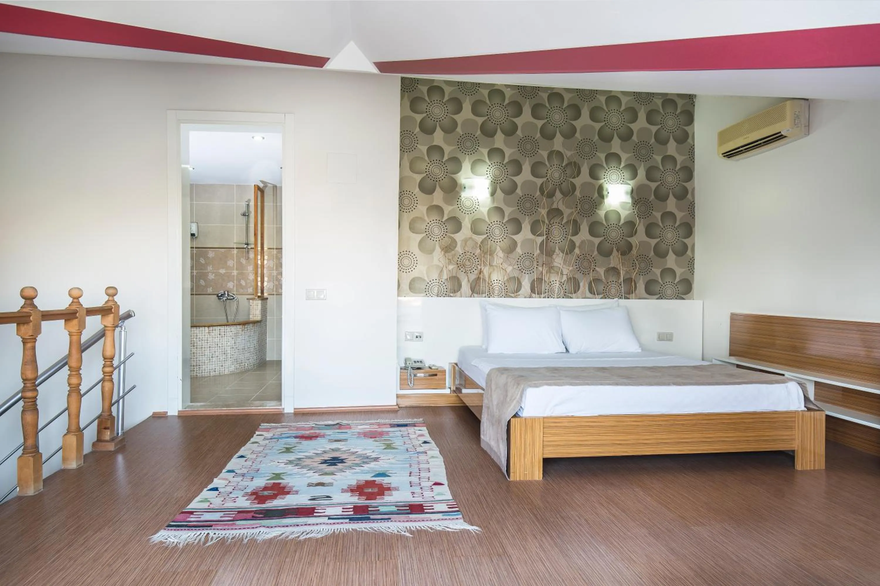 Bed in Lycus River Thermal Hotel