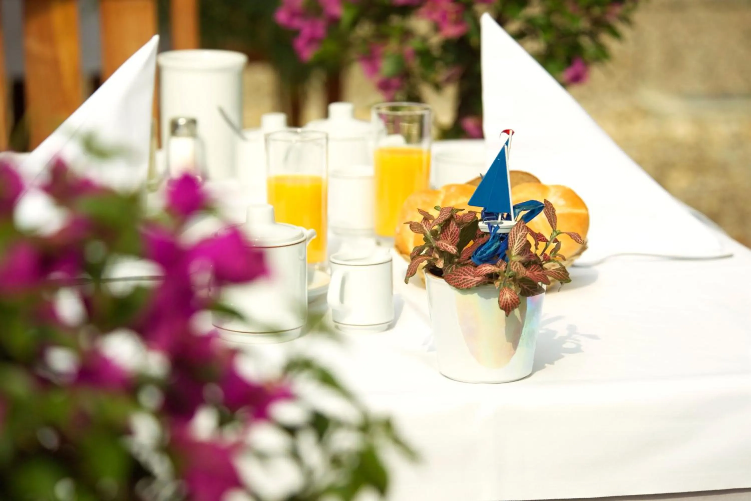 Food and drinks in Strandhotel Alte Donau