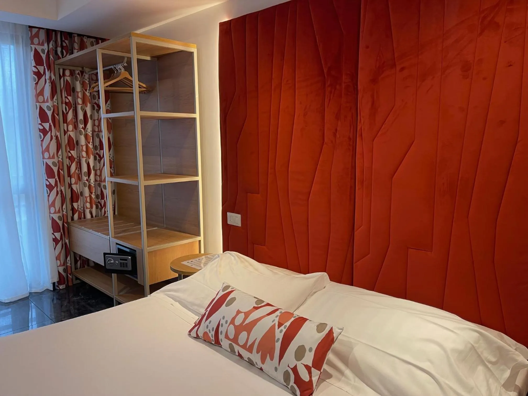 Bathroom, Bed in Hotel Sant'Elia