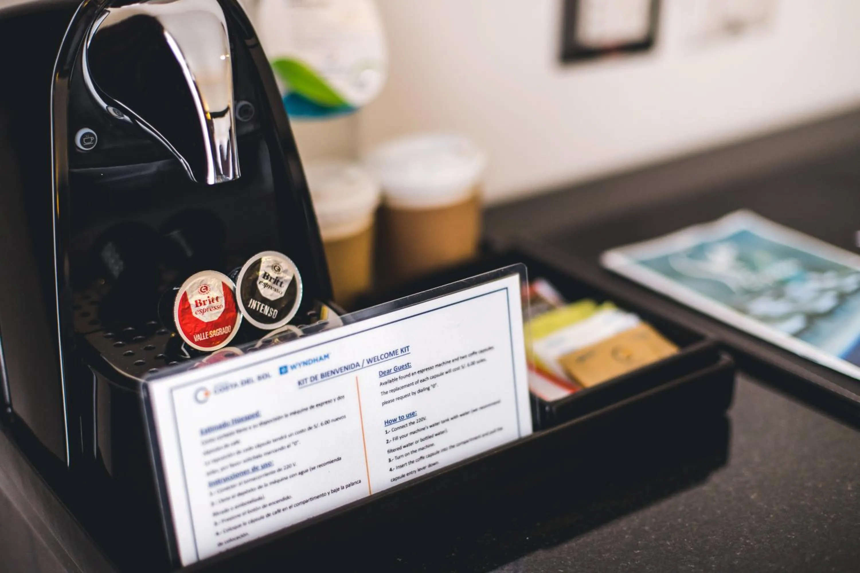 Drinks in Wyndham Costa del Sol Lima Airport