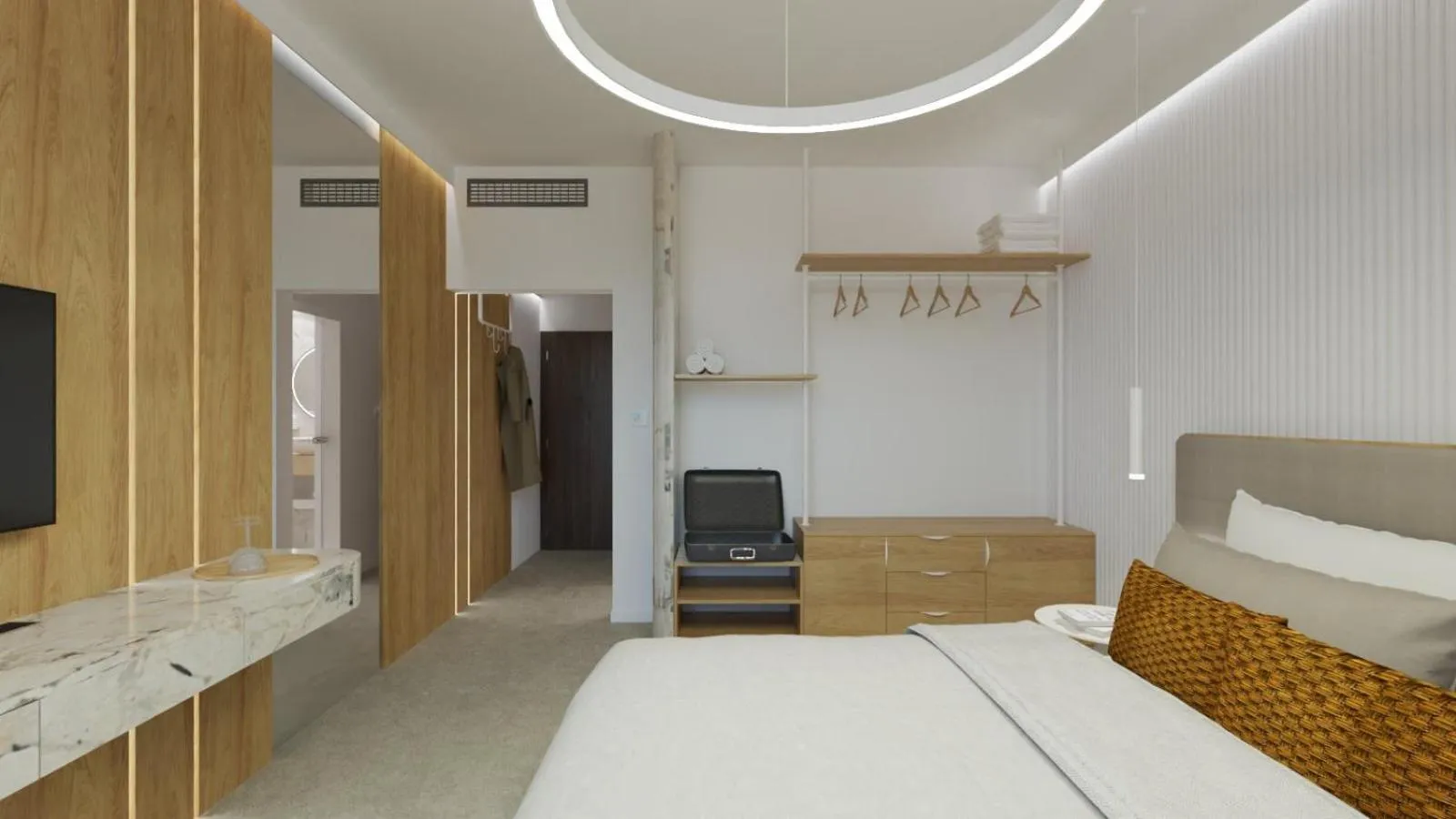 Bed in Hotel Dolphin - Adult friendly