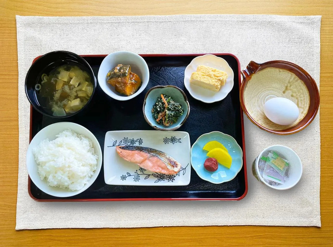 Asian breakfast in Hotel Trend Iwakuni