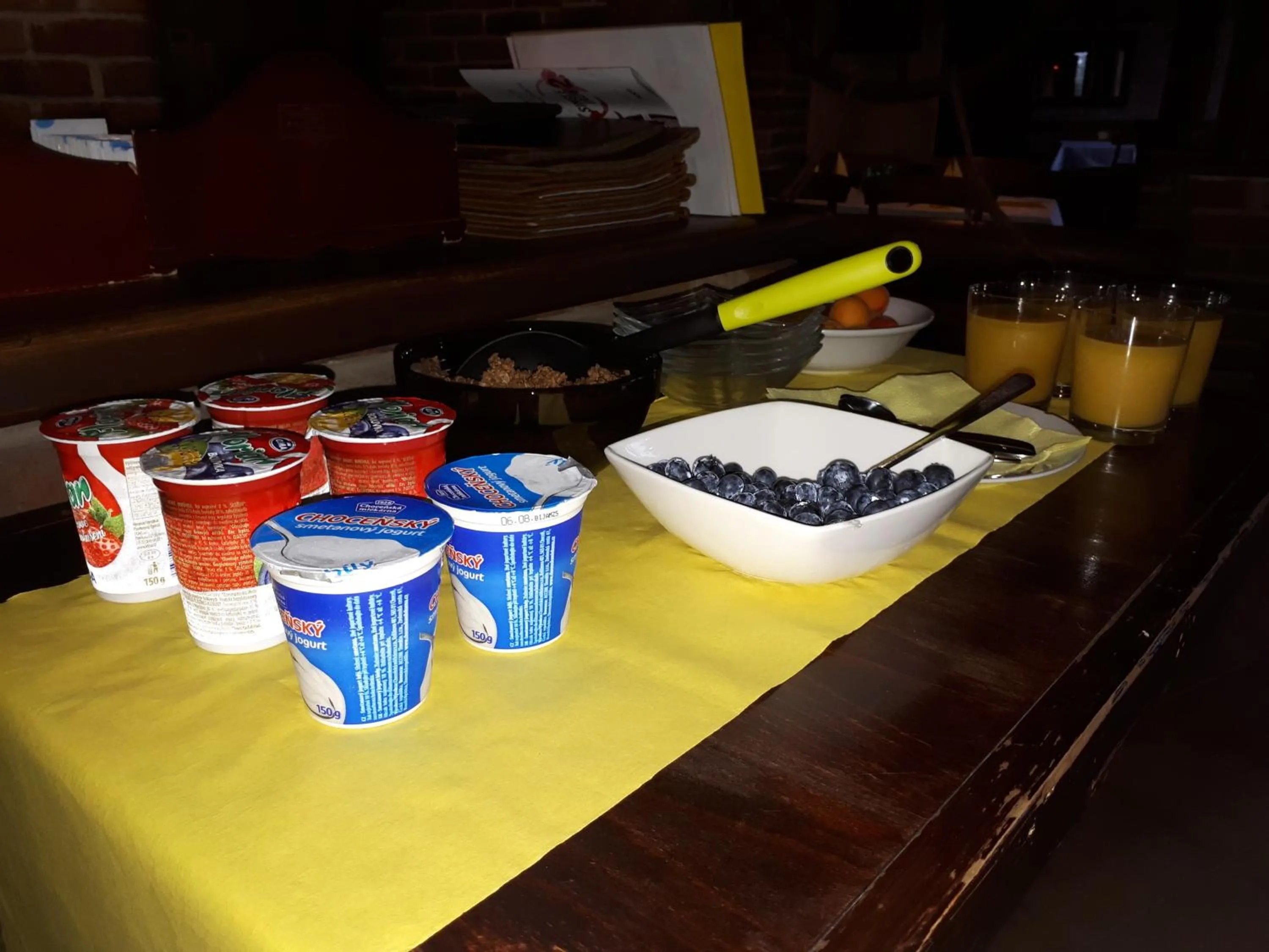 Food and drinks in Hotel Central