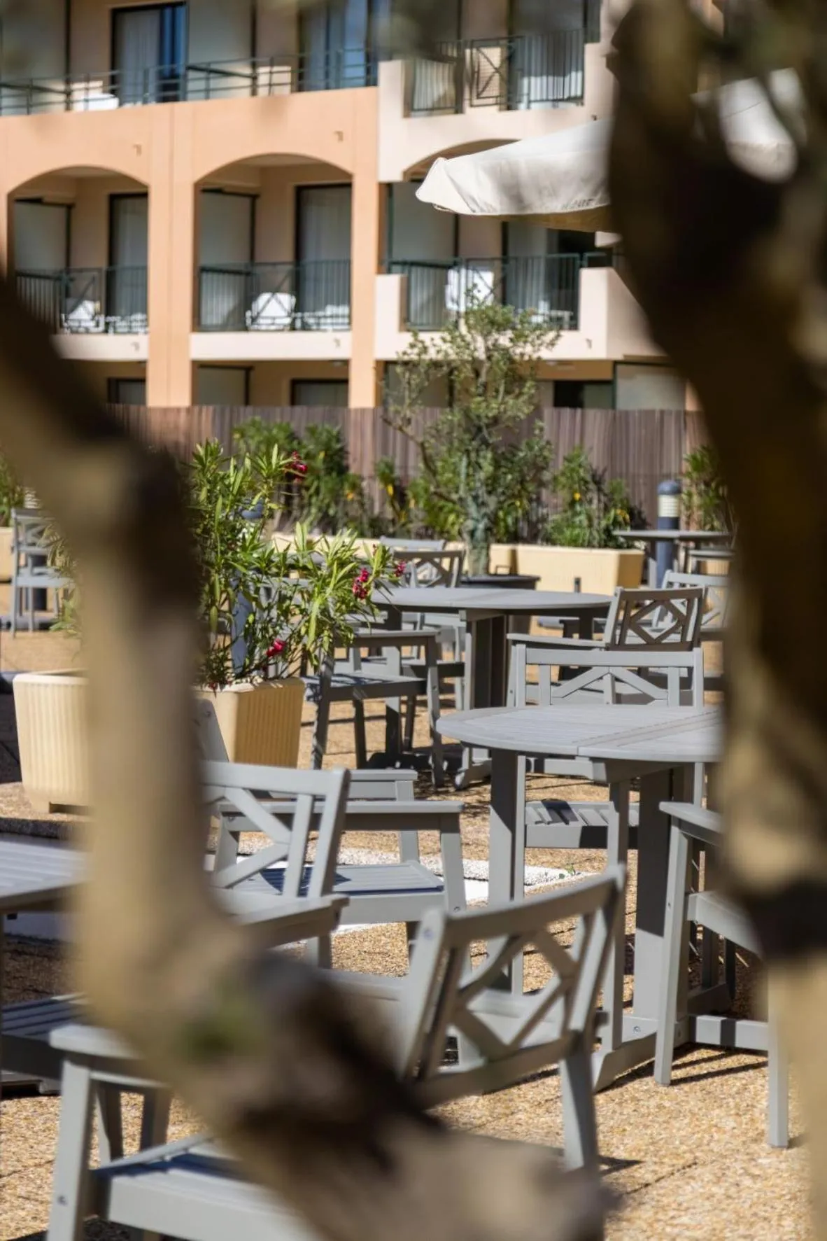 Balcony/Terrace in Domaine Les Sources de Dieulefit