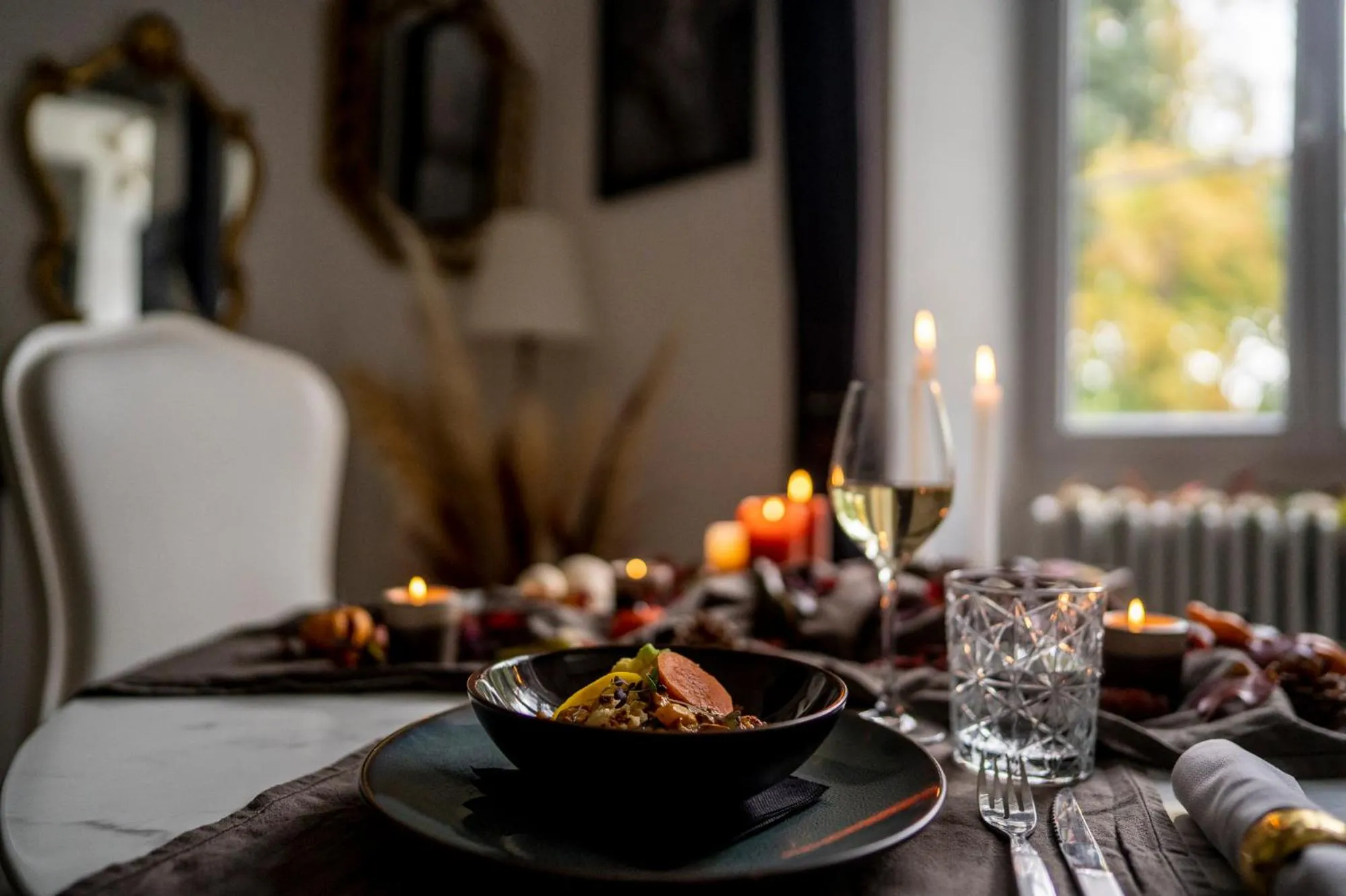 Restaurant/places to eat in Chateau des Ayes - Chambres & suites