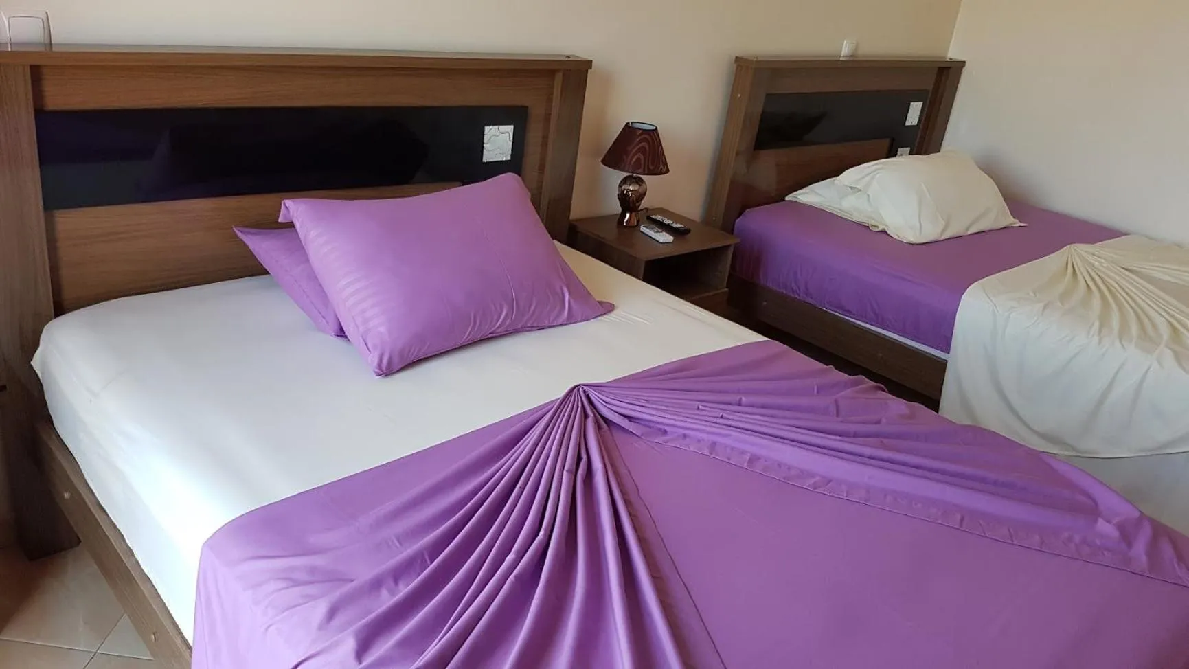 Bed in Hotel Ocean View & Restaurante Seafood