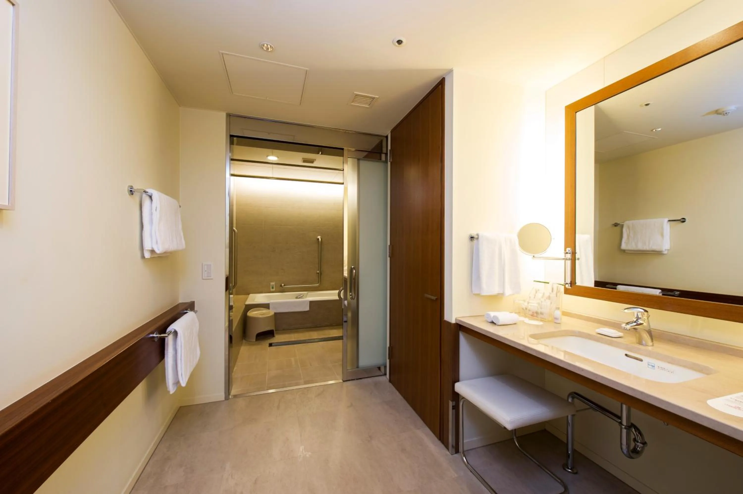 Bathroom in ANA Crowne Plaza Hiroshima by IHG