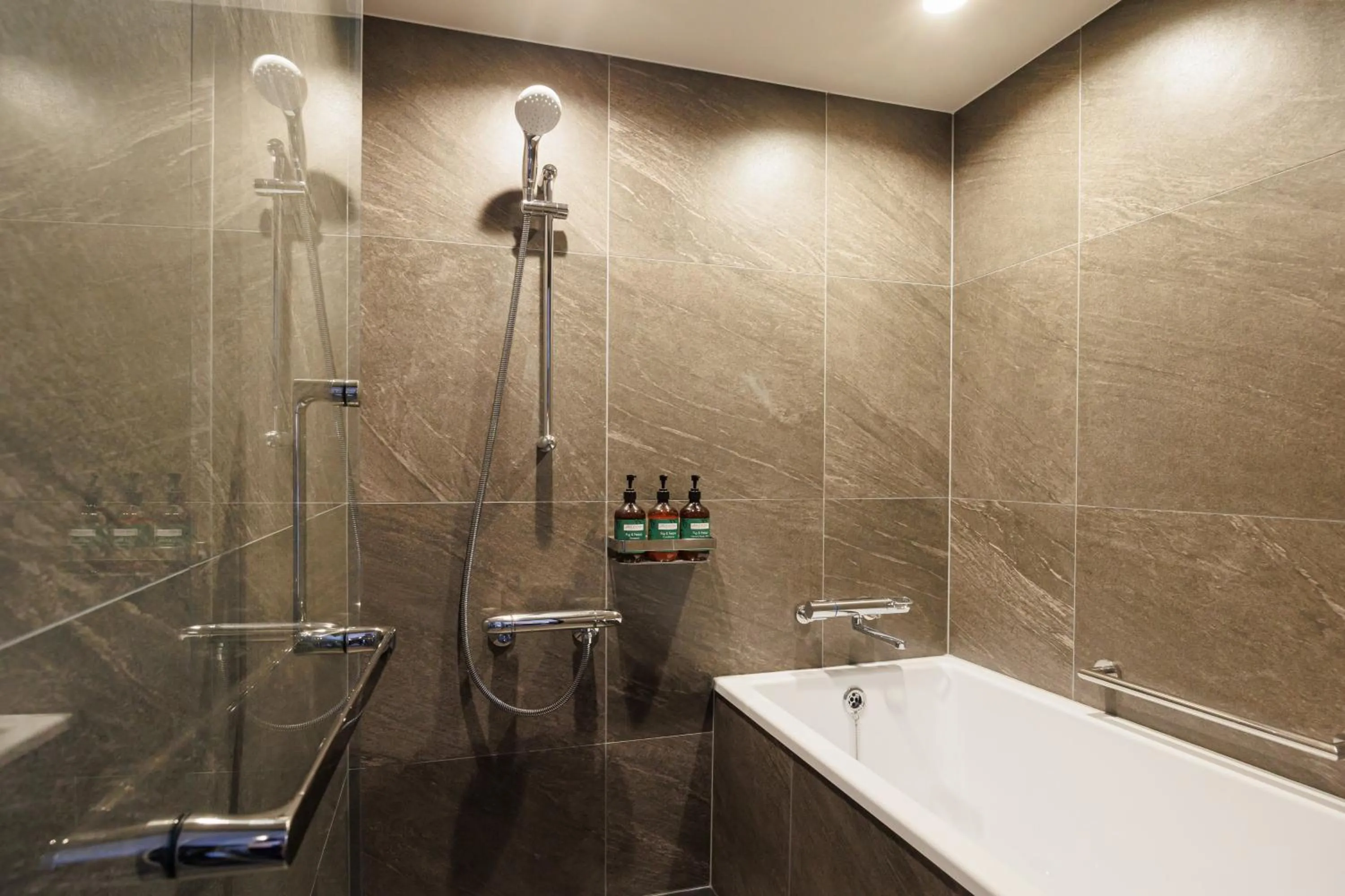 Bathroom in ANA Crowne Plaza Hiroshima by IHG