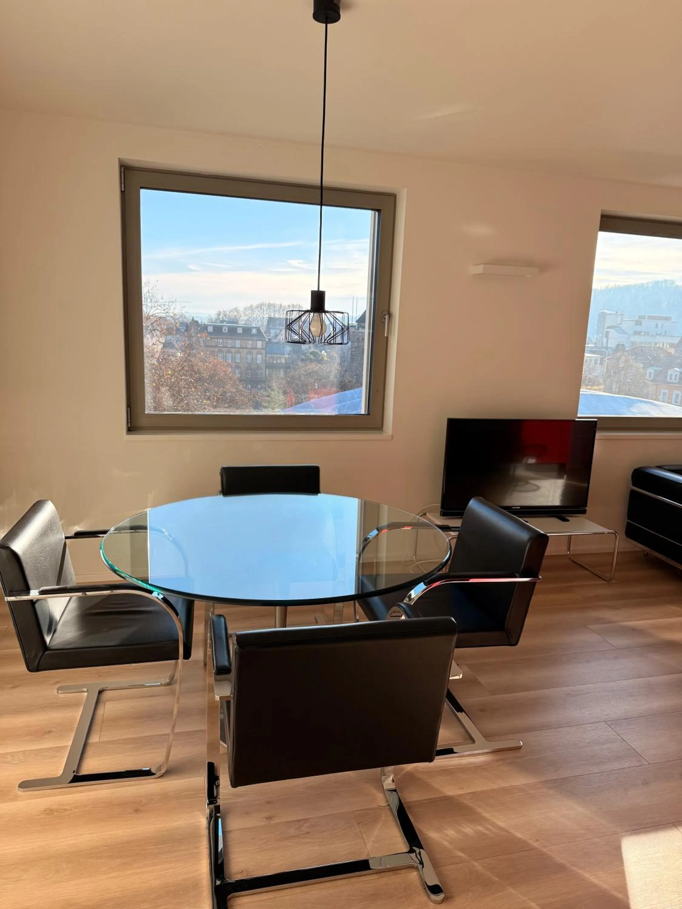 Living room in MAVO Hospitality Esslingen Berliner Straße