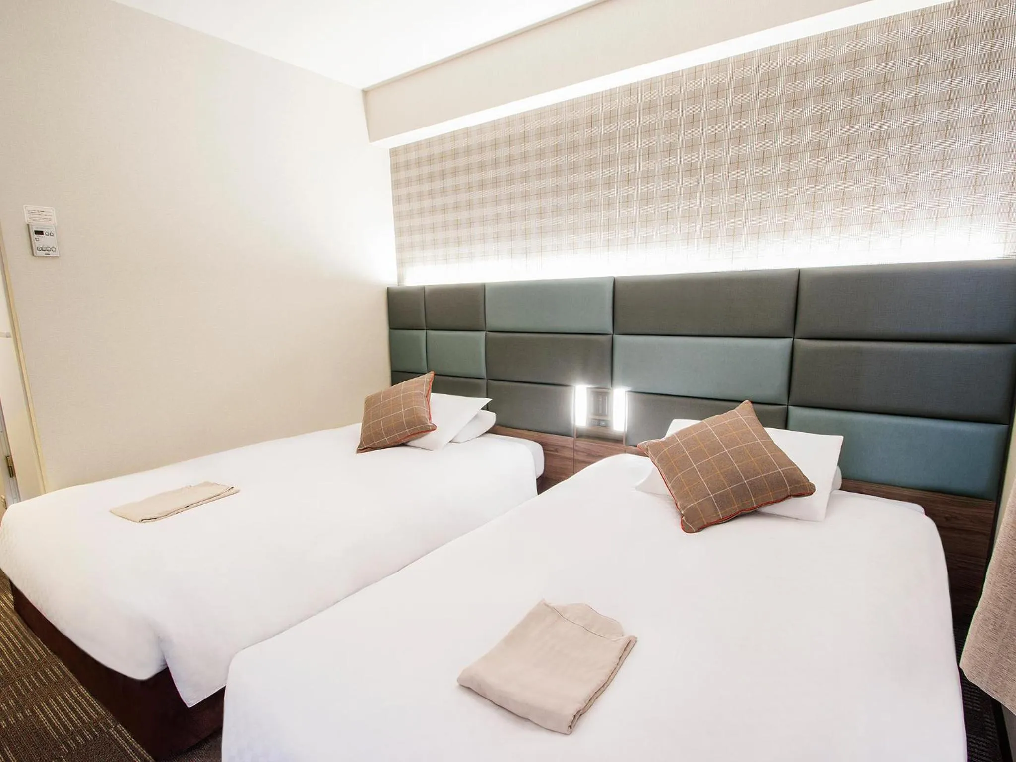 Photo of the whole room, Bed in Hearton Hotel Shinsaibashi