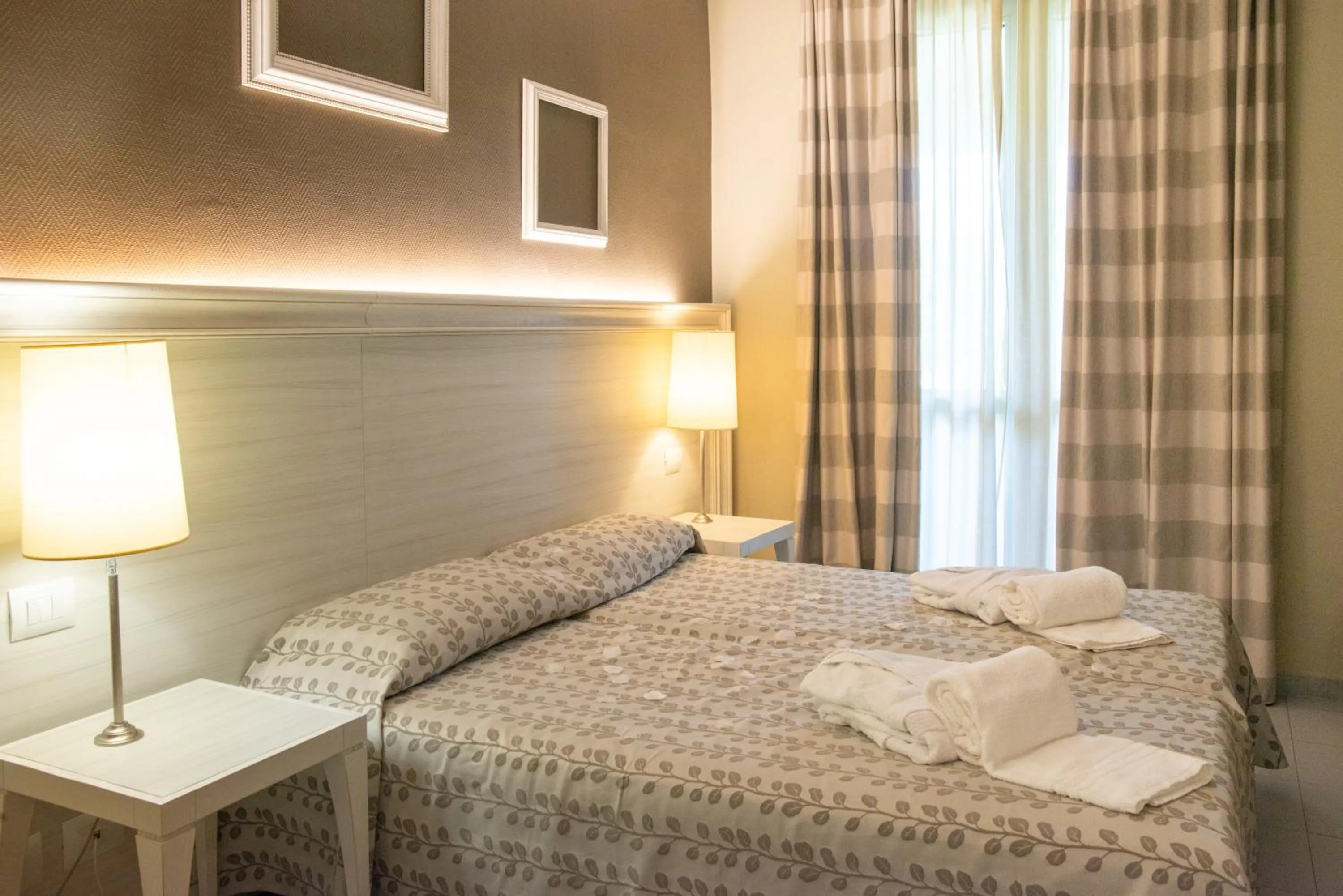 Bed in Hotel Degli Ulivi