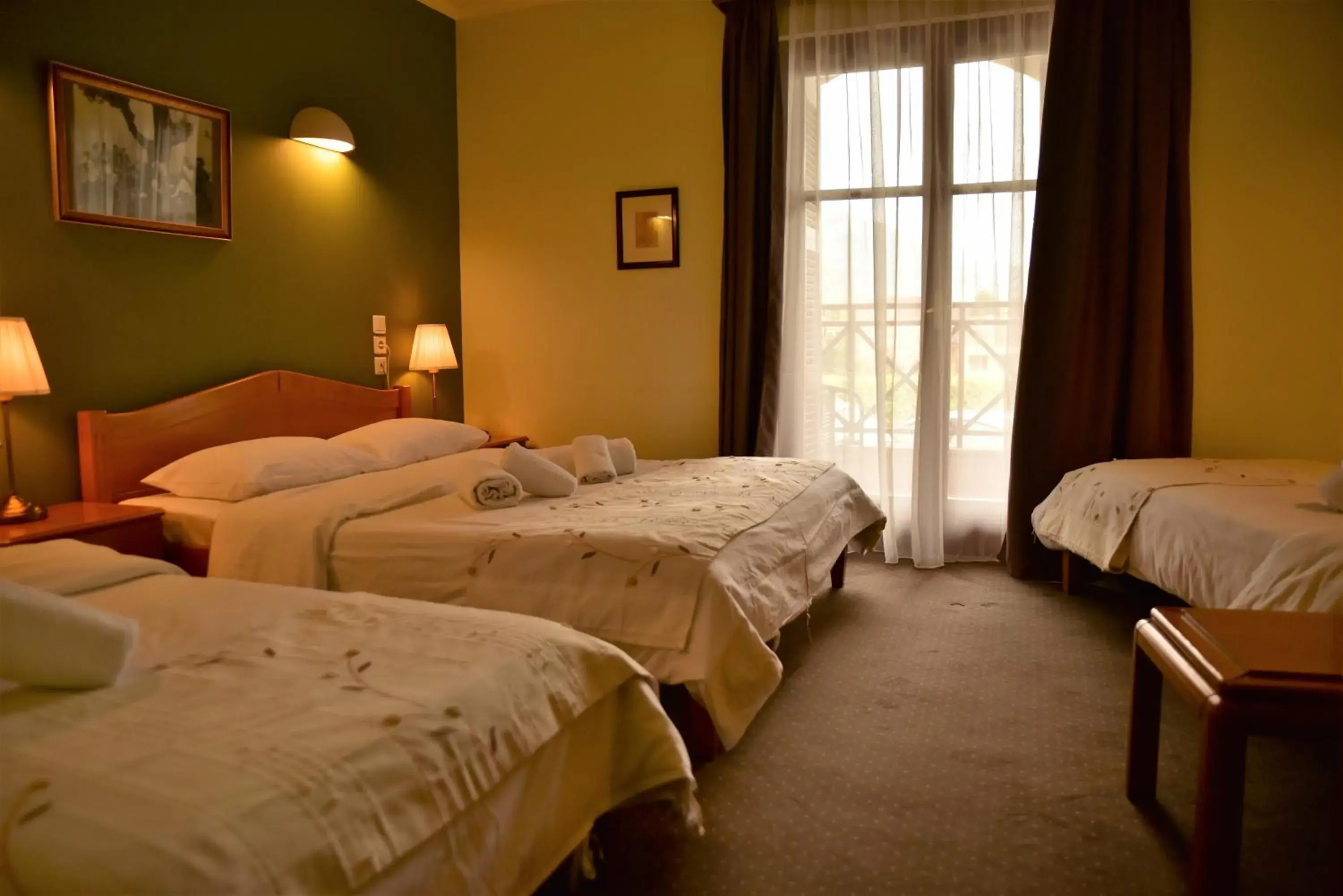 Bed in Mont Helmos Hotel Bed in Mont Helmos Hotel