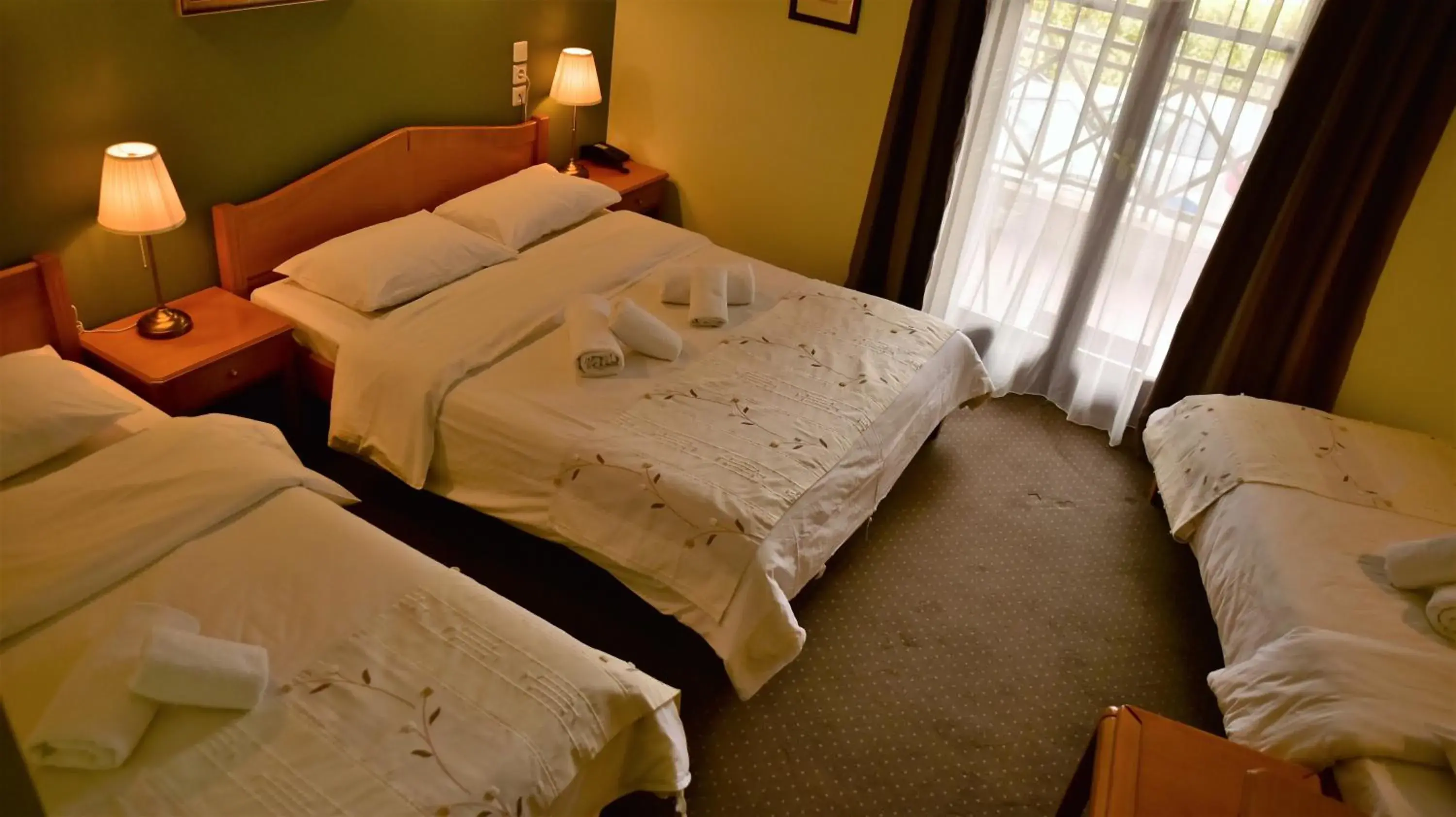 Bedroom, Bed in Mont Helmos Hotel Bedroom, Bed in Mont Helmos Hotel