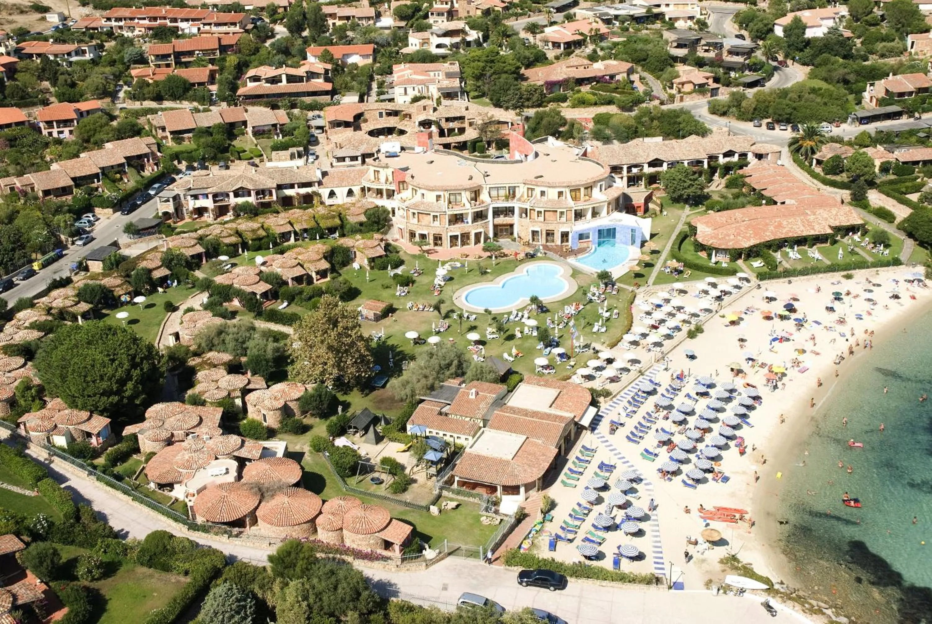 Bird's eye view in Baia Caddinas Clubresidence