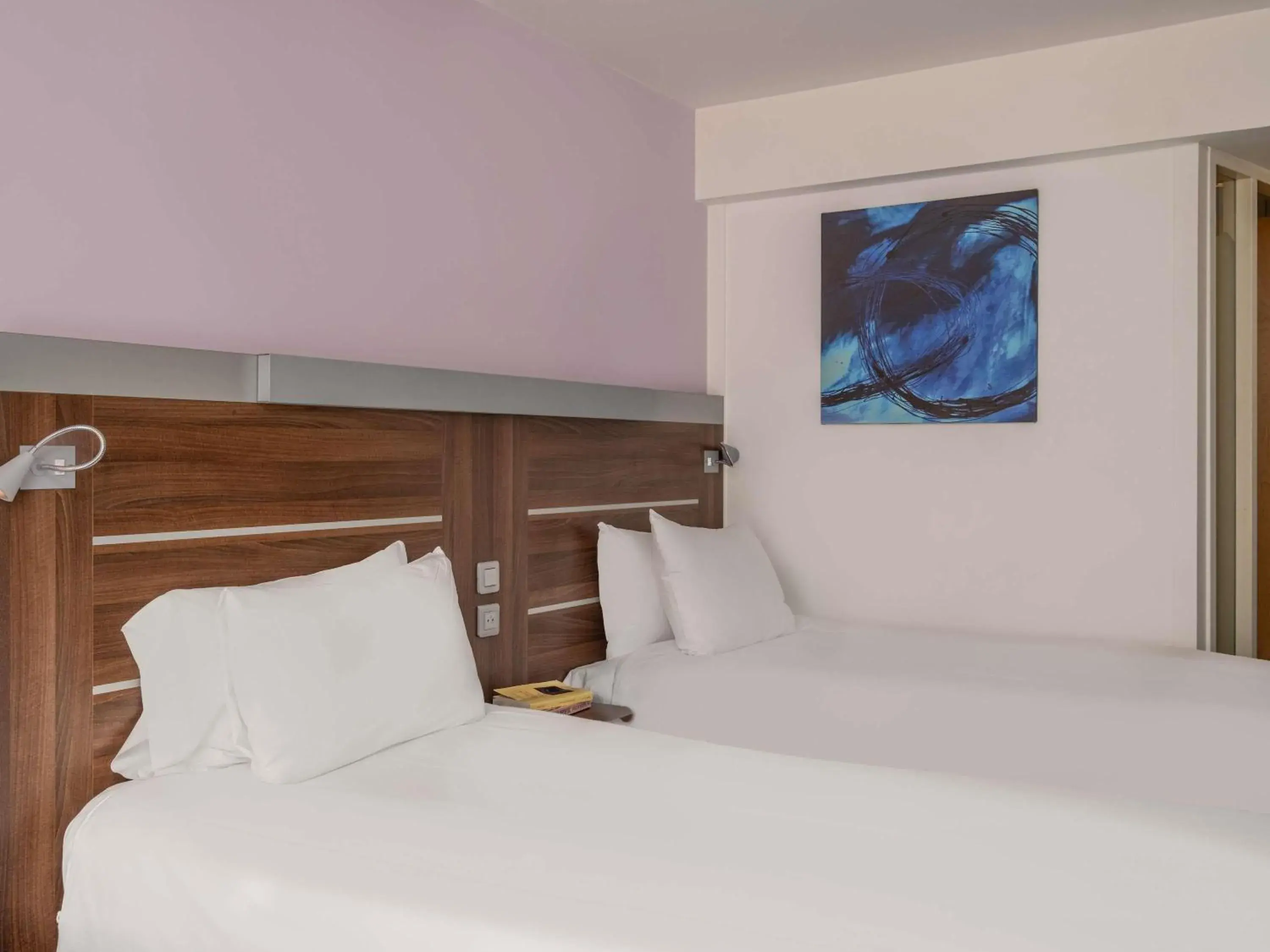 Bedroom, Bed in Hôtel Marseille Centre Gare Saint-Charles Bedroom, Bed in Hôtel Marseille Centre Gare Saint-Charles