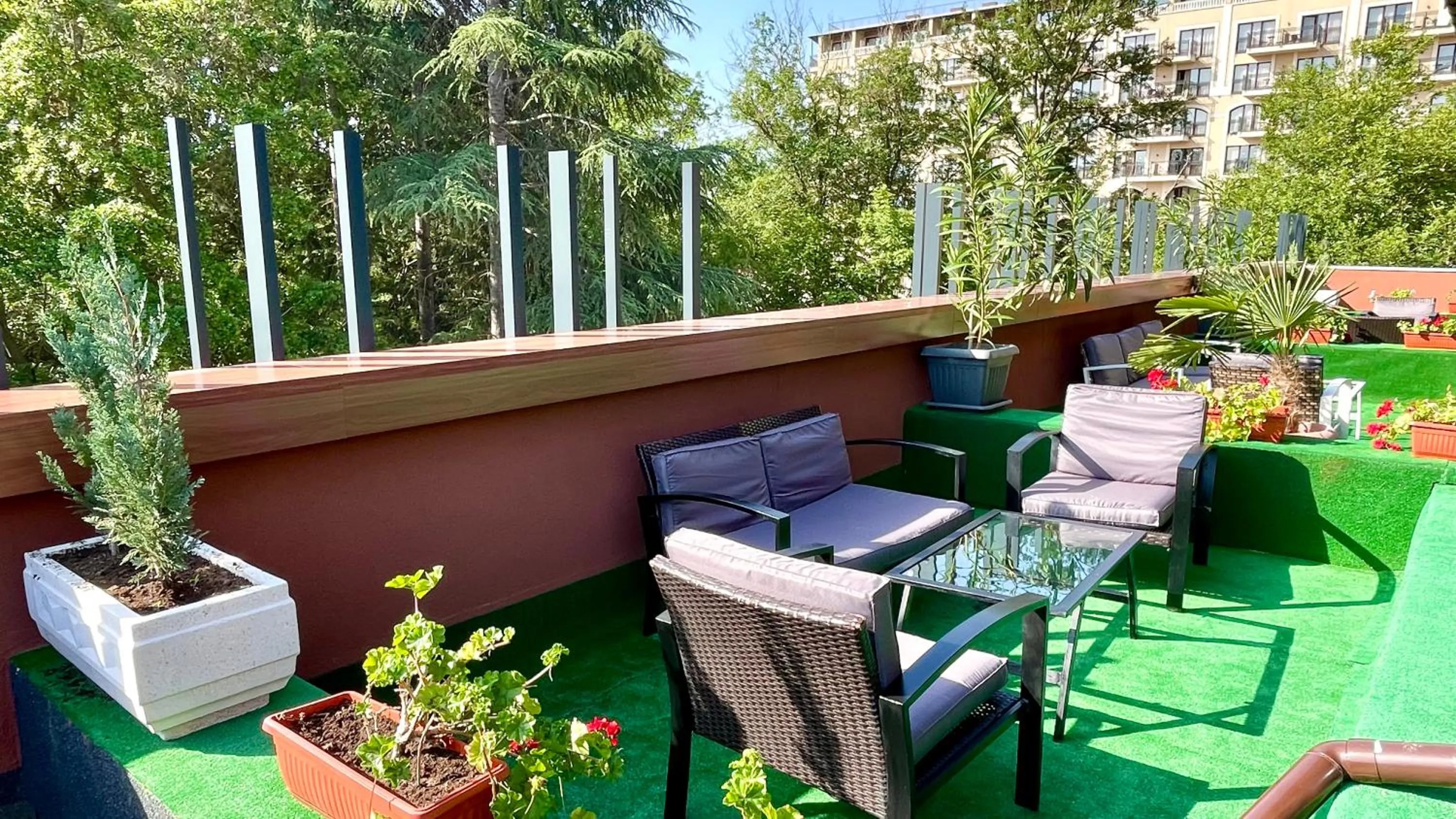 Balcony/Terrace in BSA Gradina Hotel & Aquapark - All Inclusive
