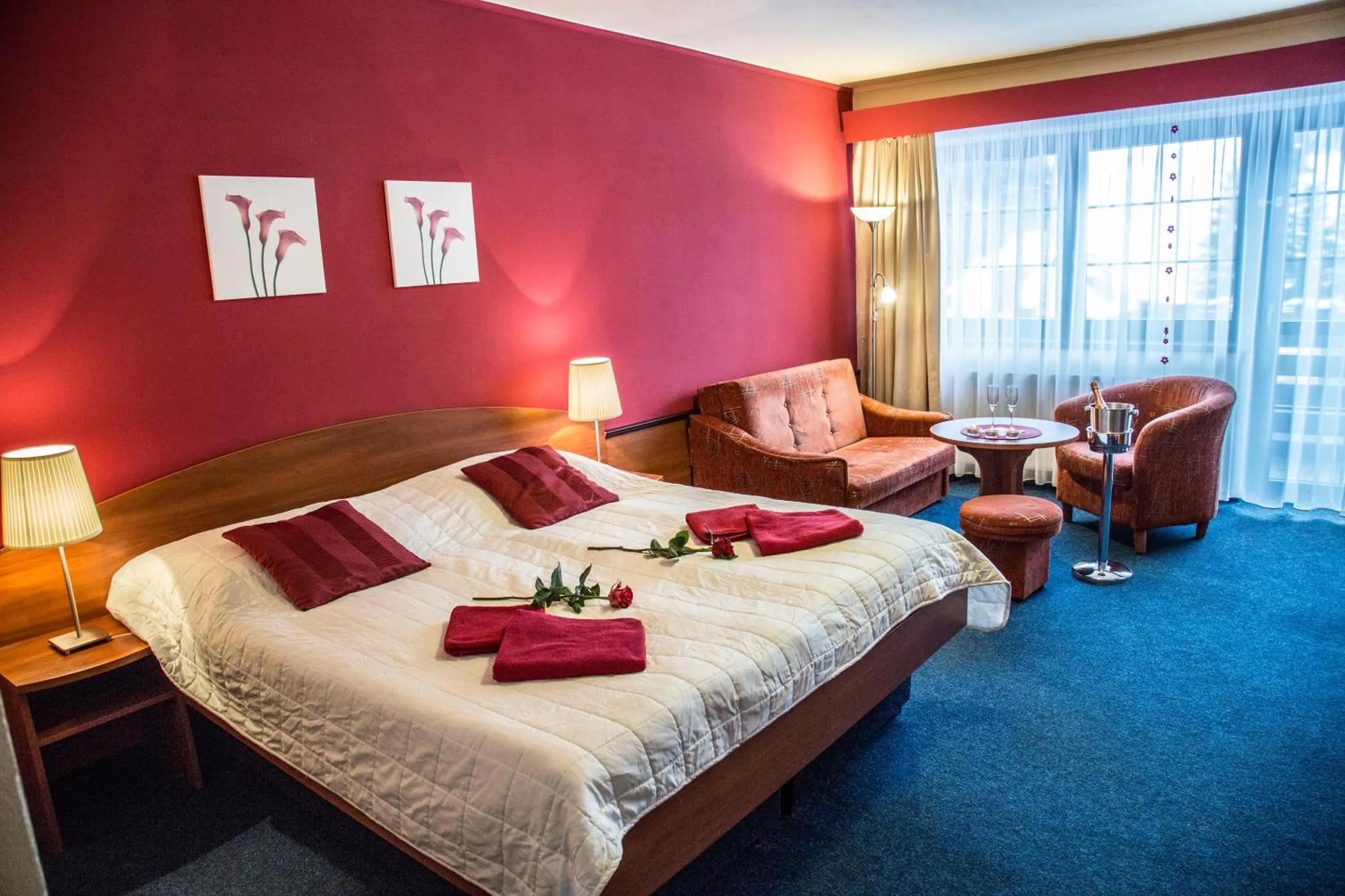 Bedroom, Bed in Hotel Centrum Harrachov