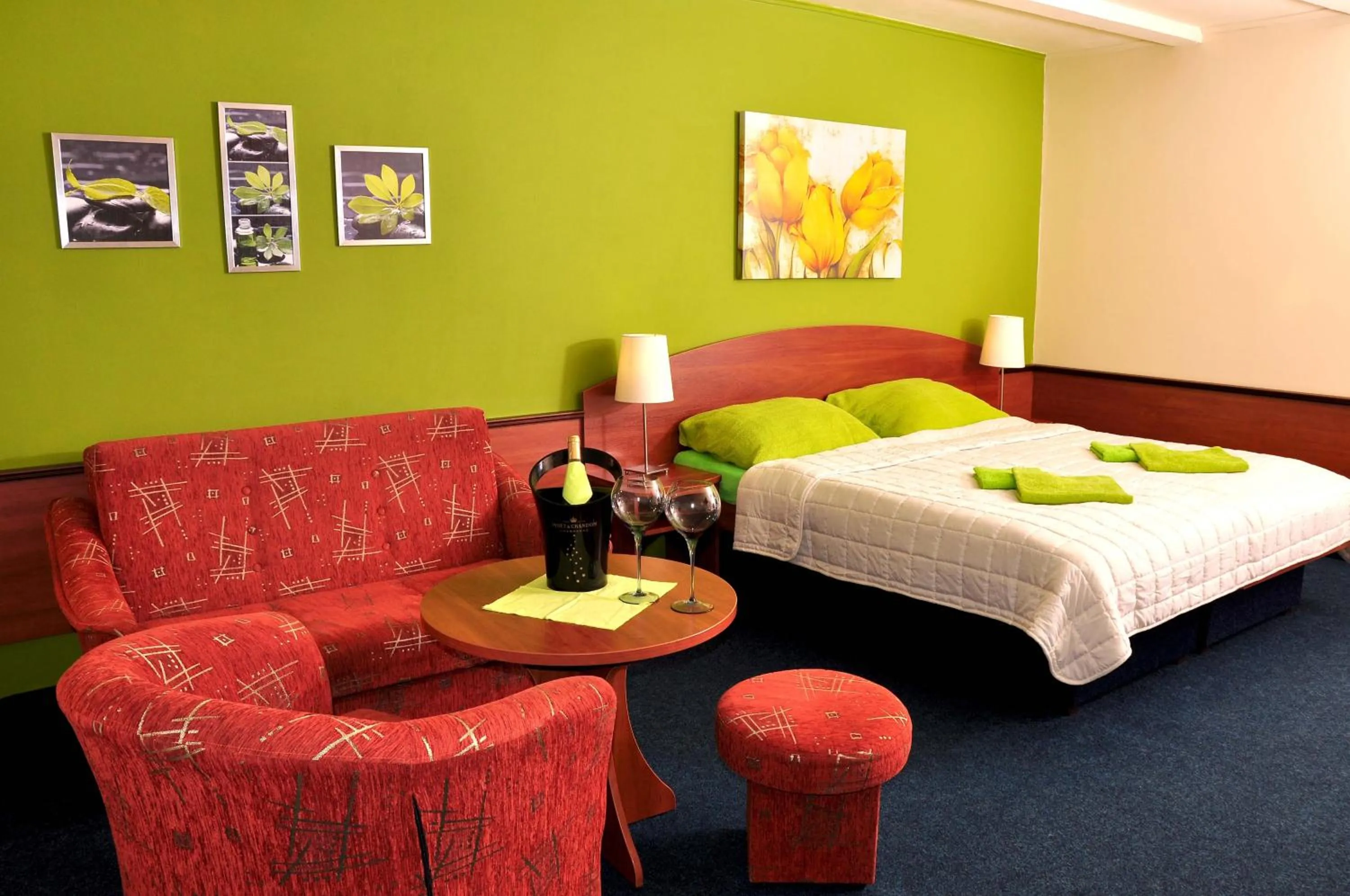 Photo of the whole room, Bed in Hotel Centrum Harrachov