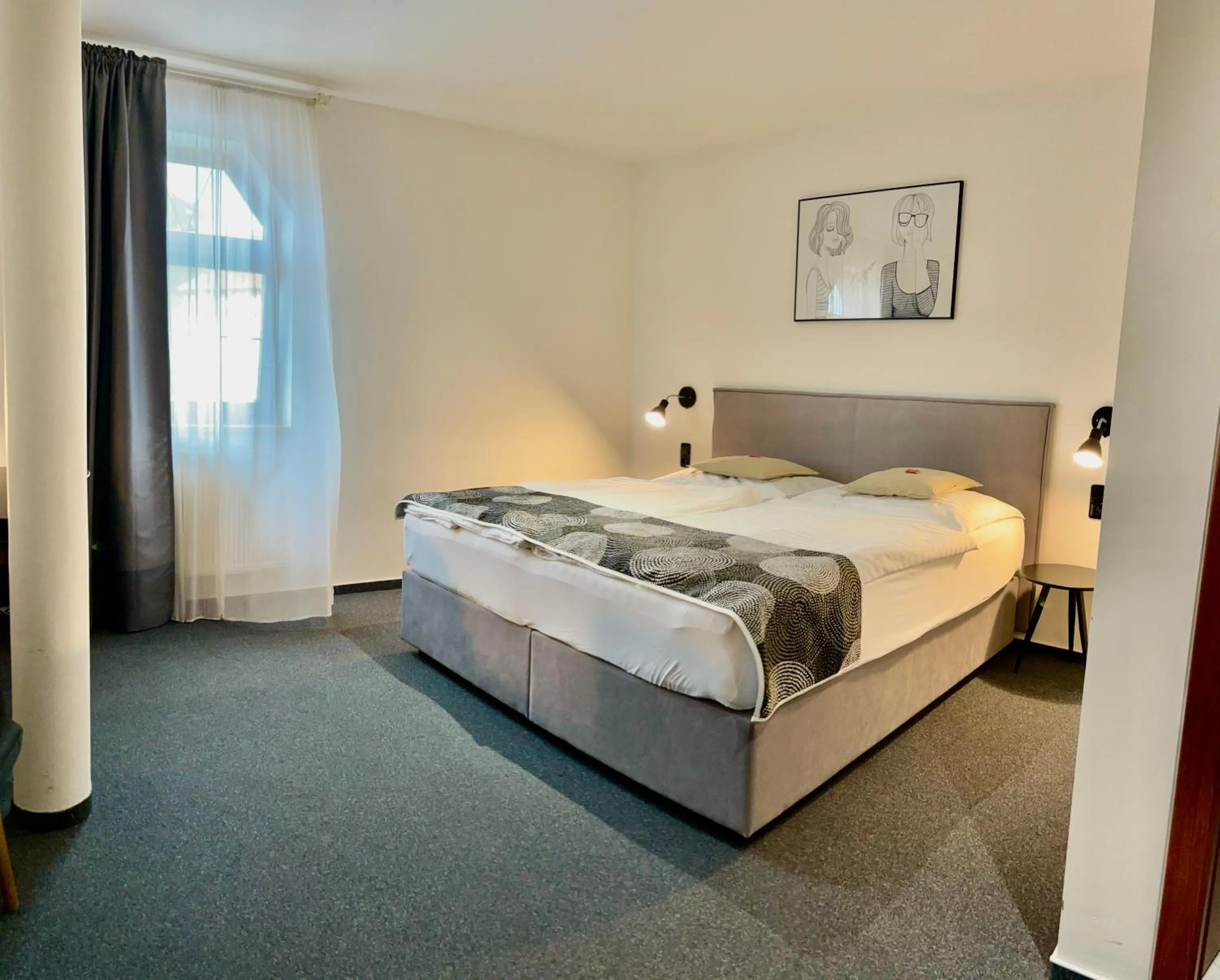 Bed in Rozmaryn Rooms & Apartments