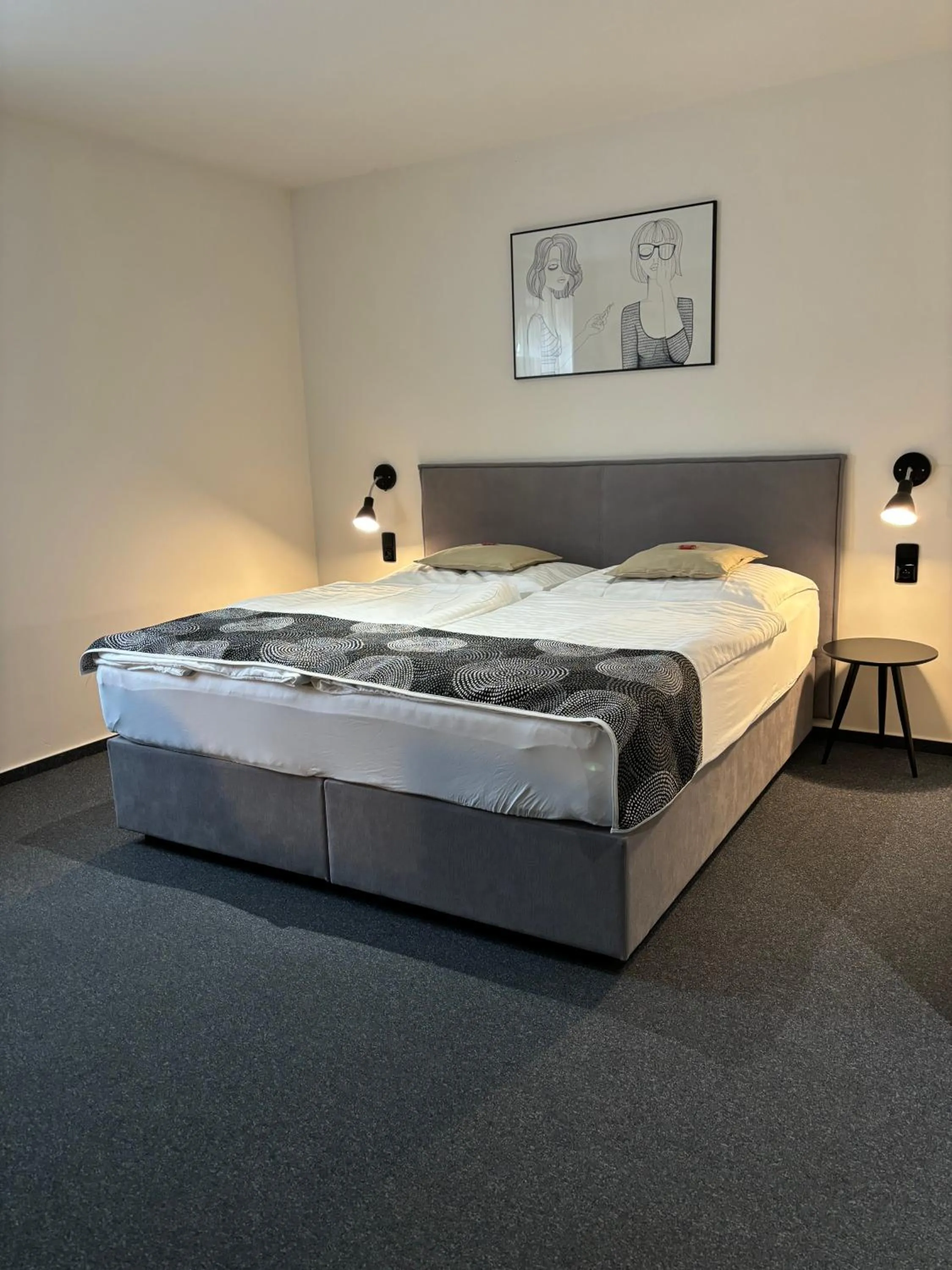 Bed in Rozmaryn Rooms & Apartments