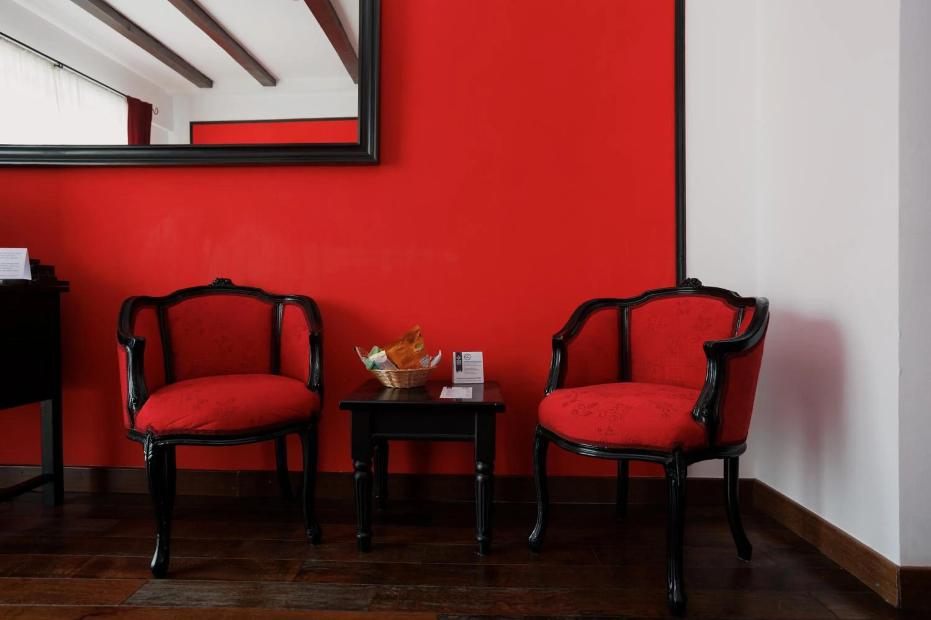 Seating area in Conacul Archia