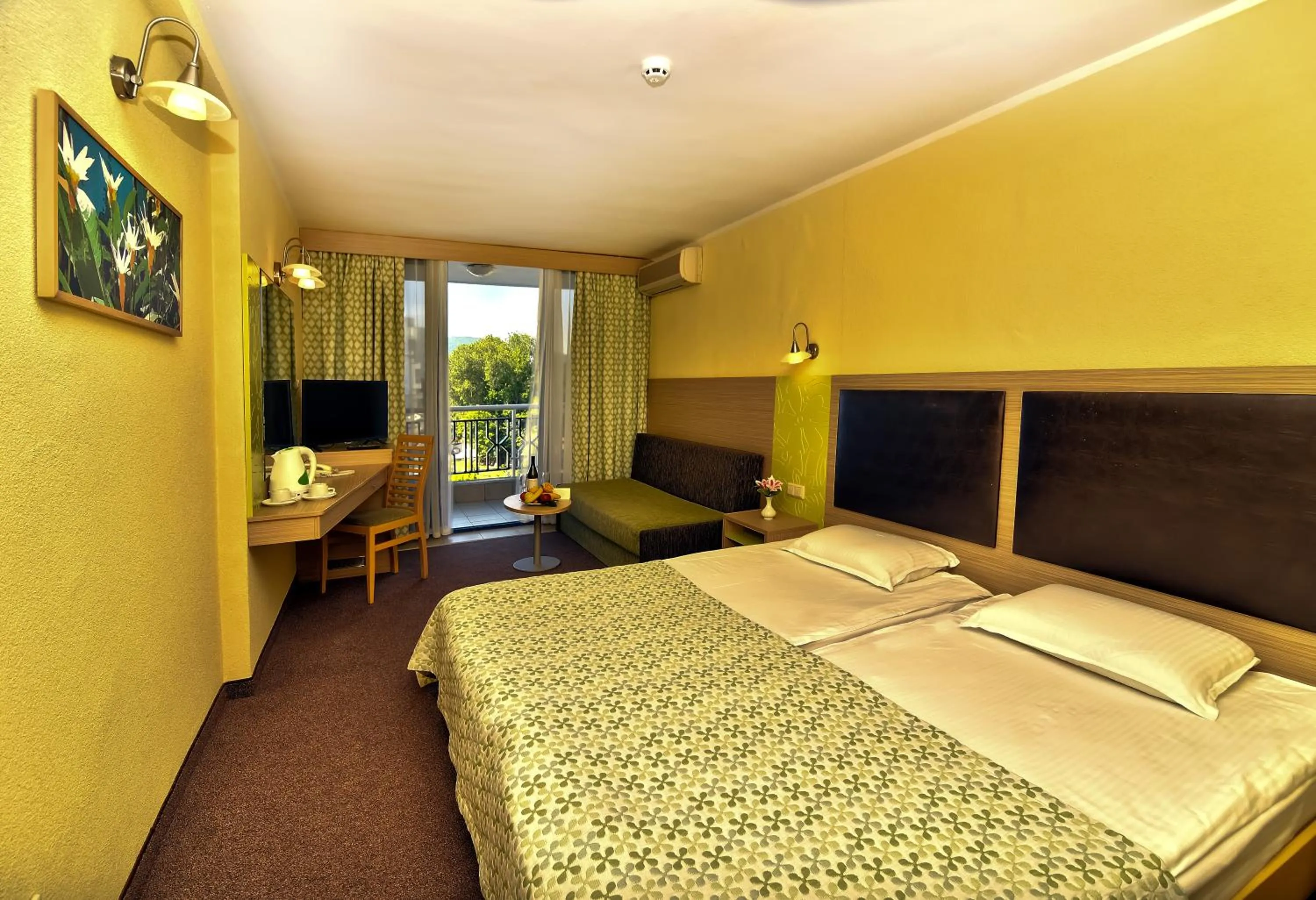 Bedroom, Bed in Hotel Slavuna