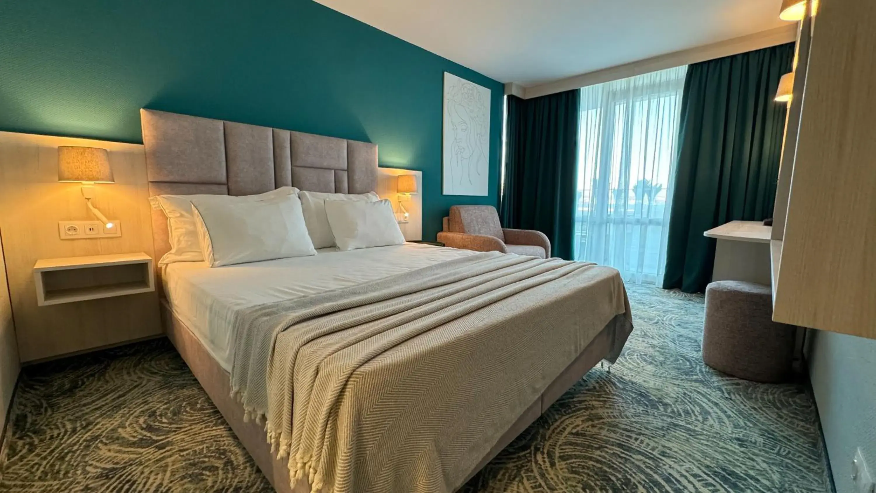 Bed in Hotel Boryana Bed in Hotel Boryana