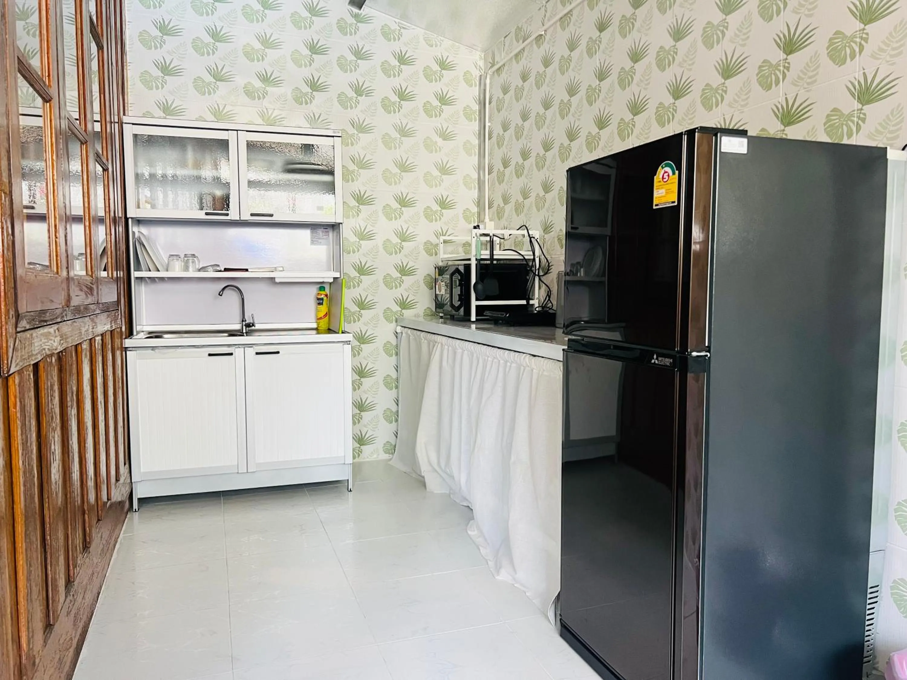 Kitchen or kitchenette in Tharathip Resort Koh Phangan - SHA Plus
