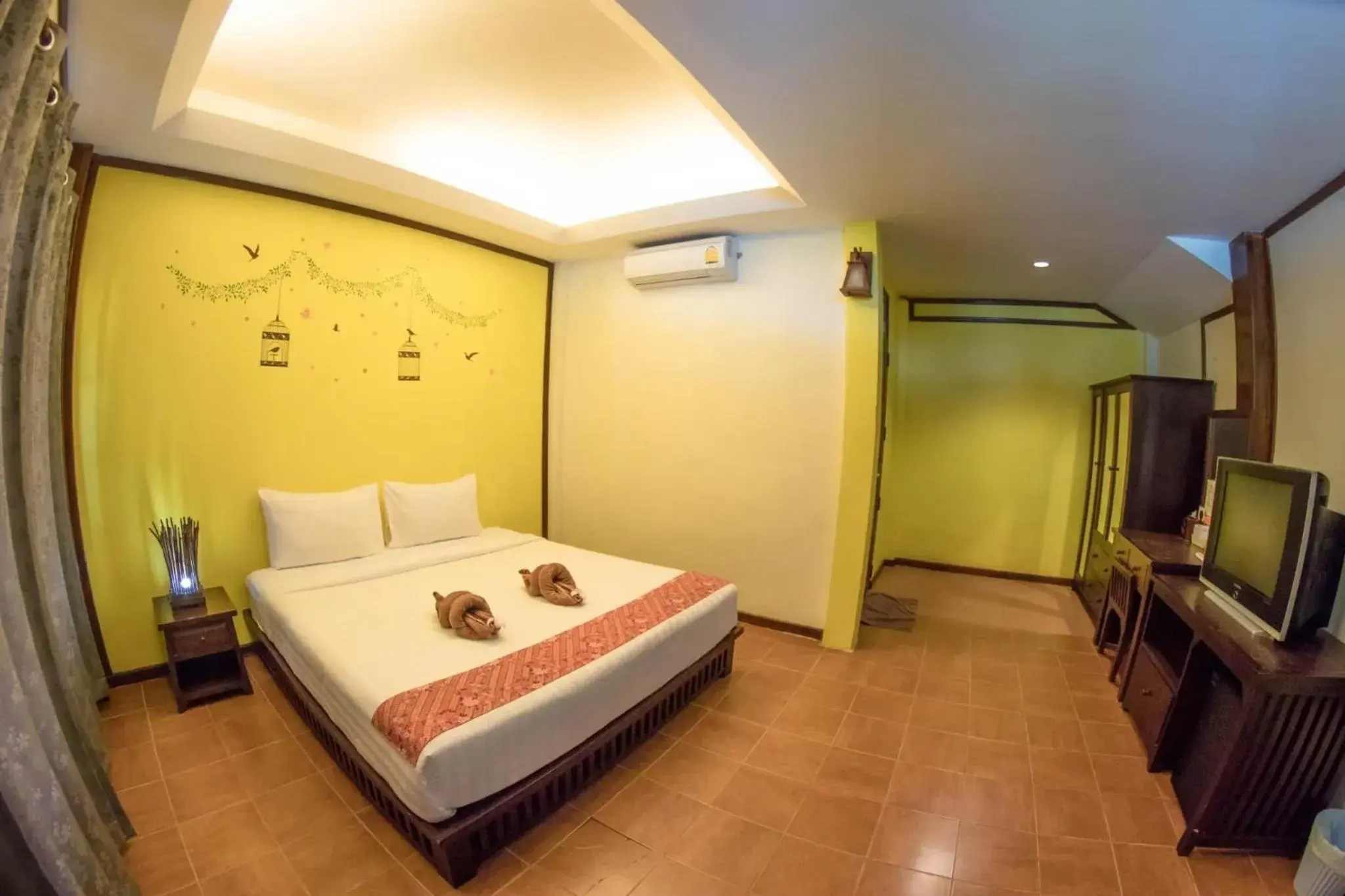 Bed in Tharathip Resort Koh Phangan - SHA Plus Bed in Tharathip Resort Koh Phangan - SHA Plus