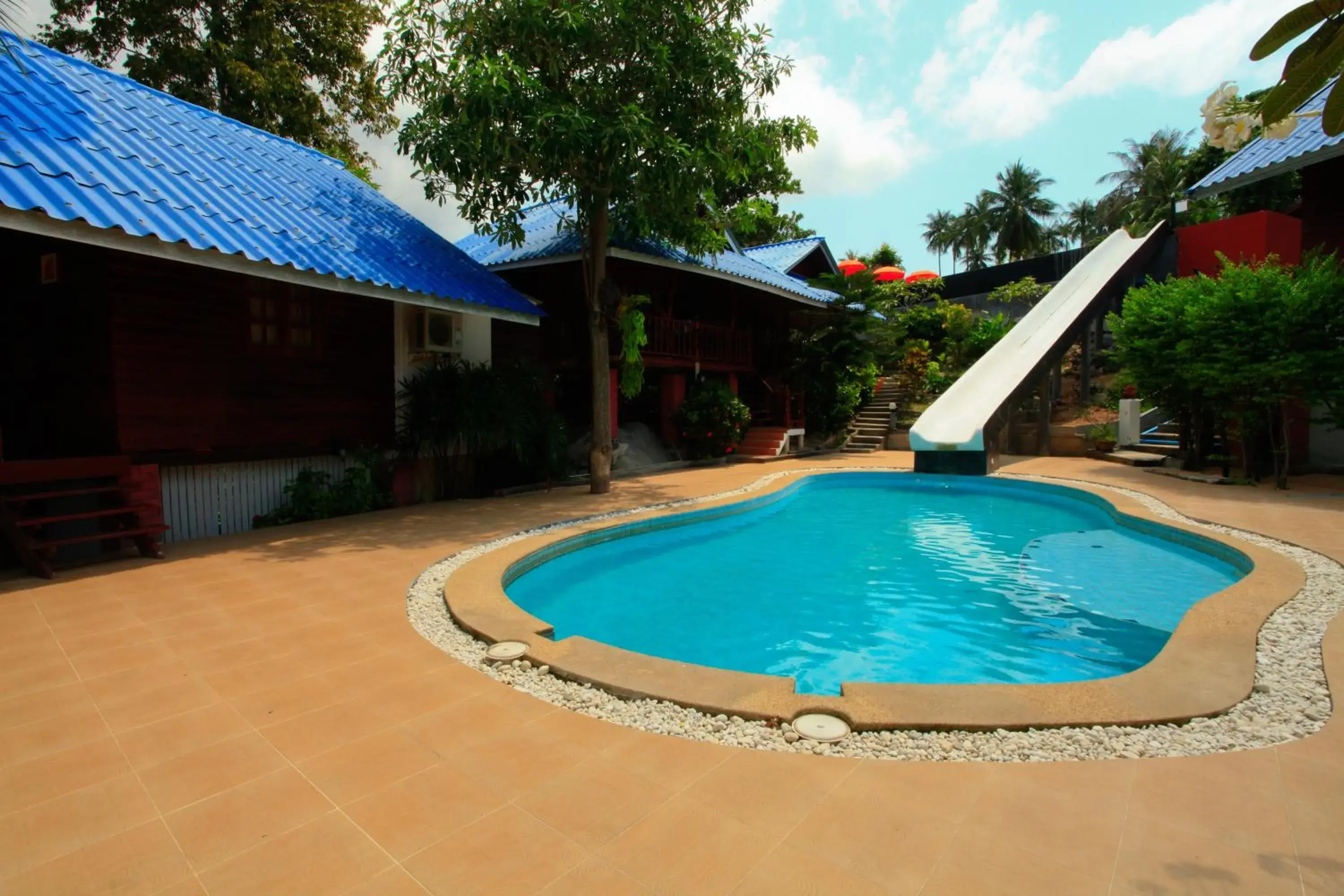 Swimming pool in Tharathip Resort Koh Phangan - SHA Plus Swimming pool in Tharathip Resort Koh Phangan - SHA Plus