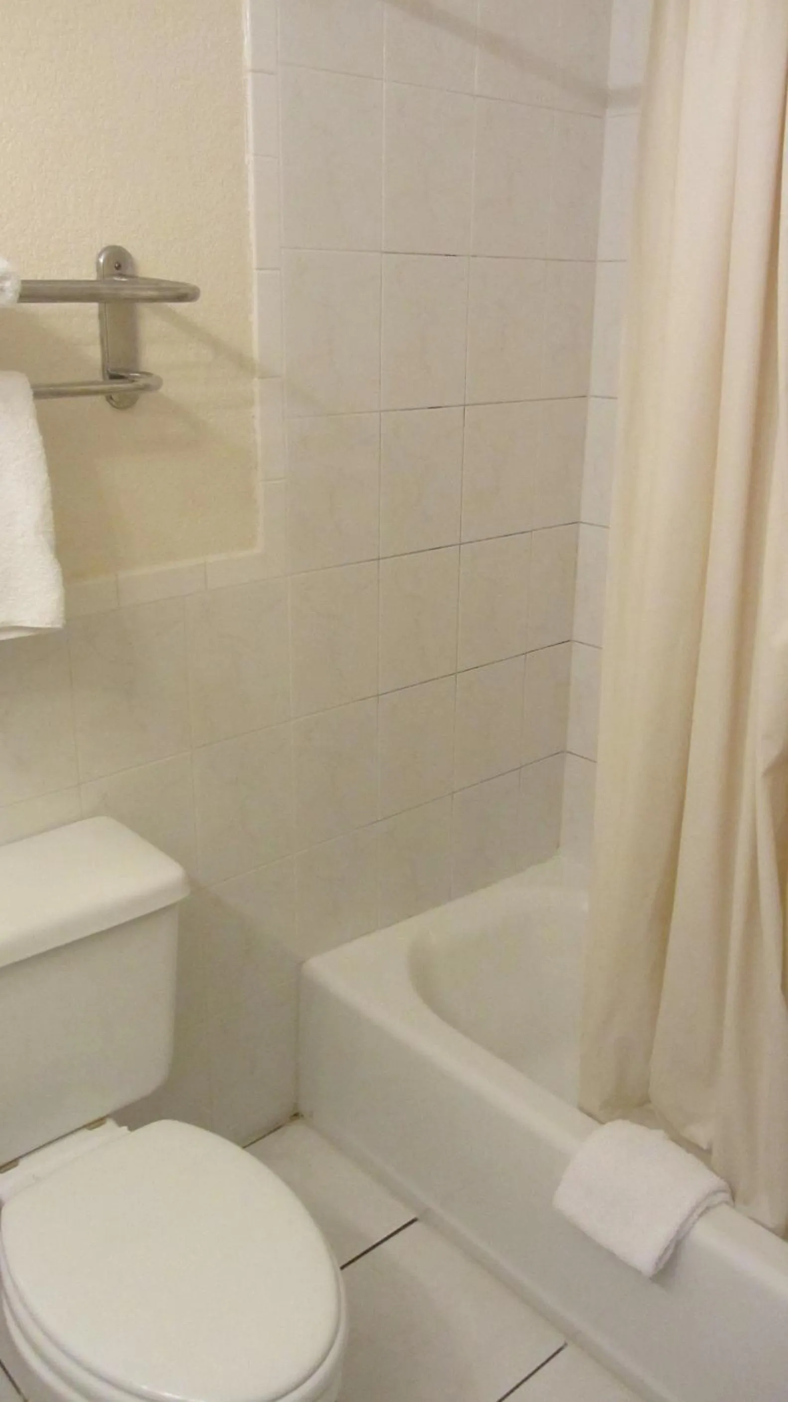 Shower in Americas Best Value Inn and Suites Houston FM 1960