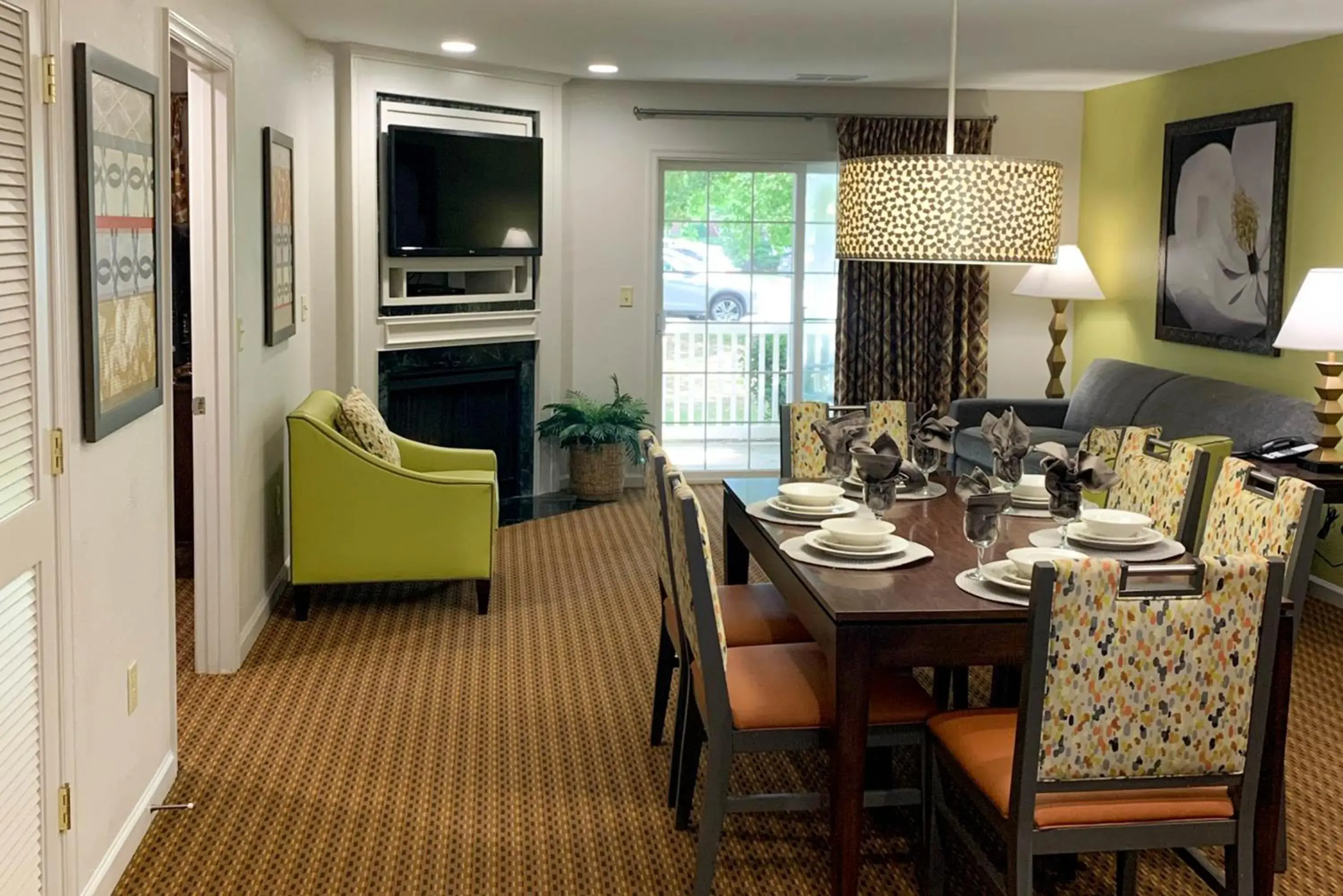 Living room in Vacation Village at Williamsburg Living room in Vacation Village at Williamsburg