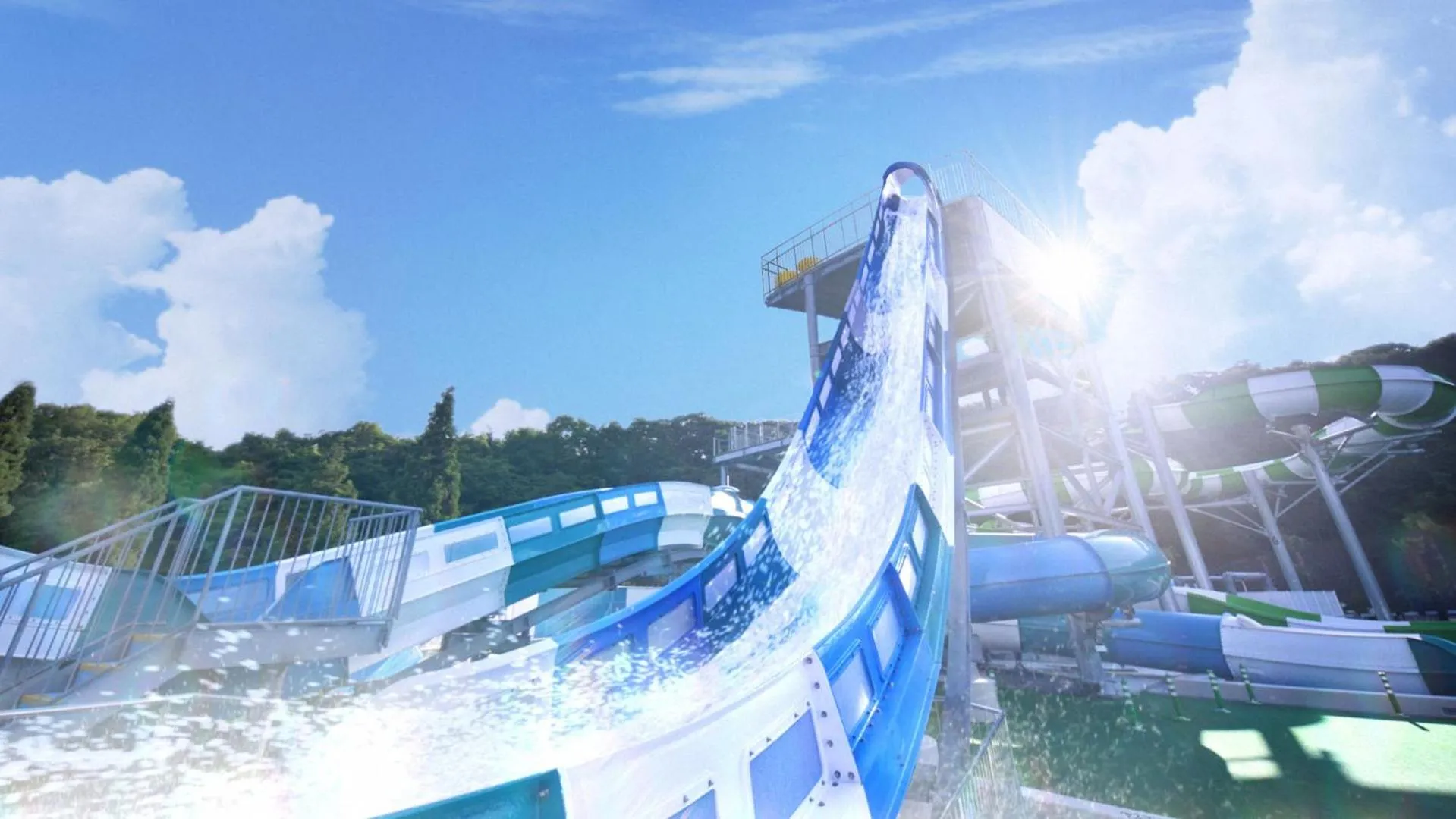 Pool view in Nesta Resort Kobe