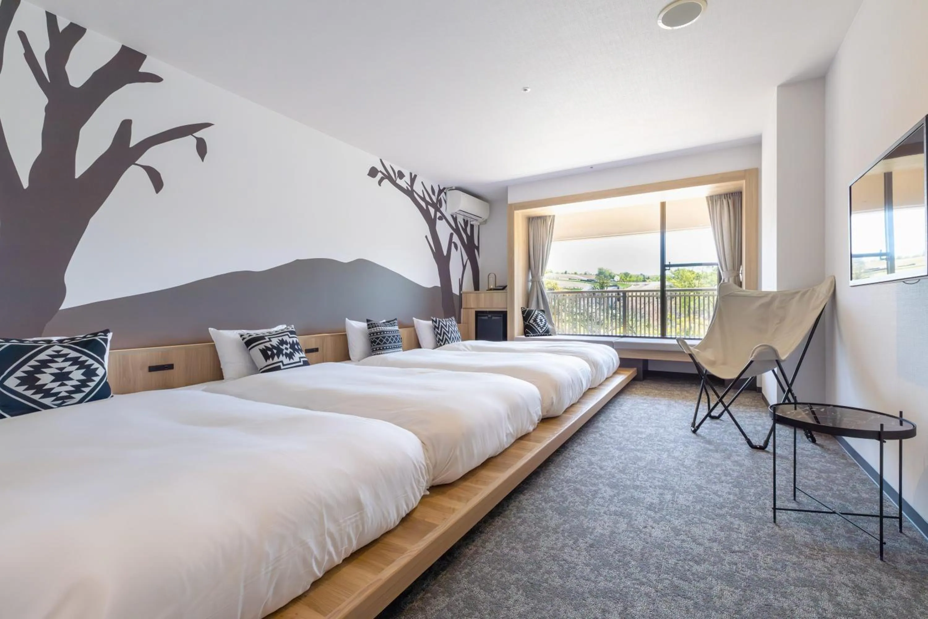 View (from property/room), Bed in Nesta Resort Kobe