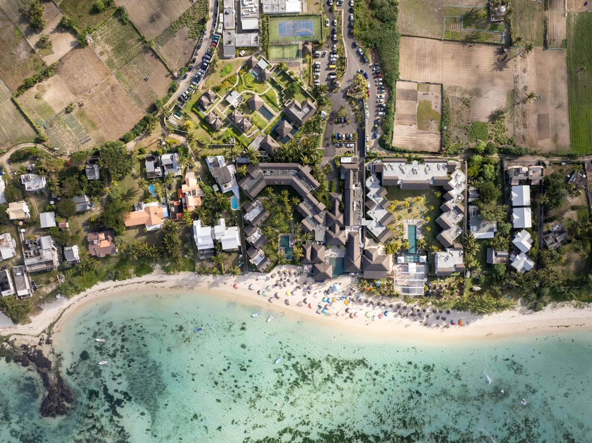 Bird's eye view in C Mauritius