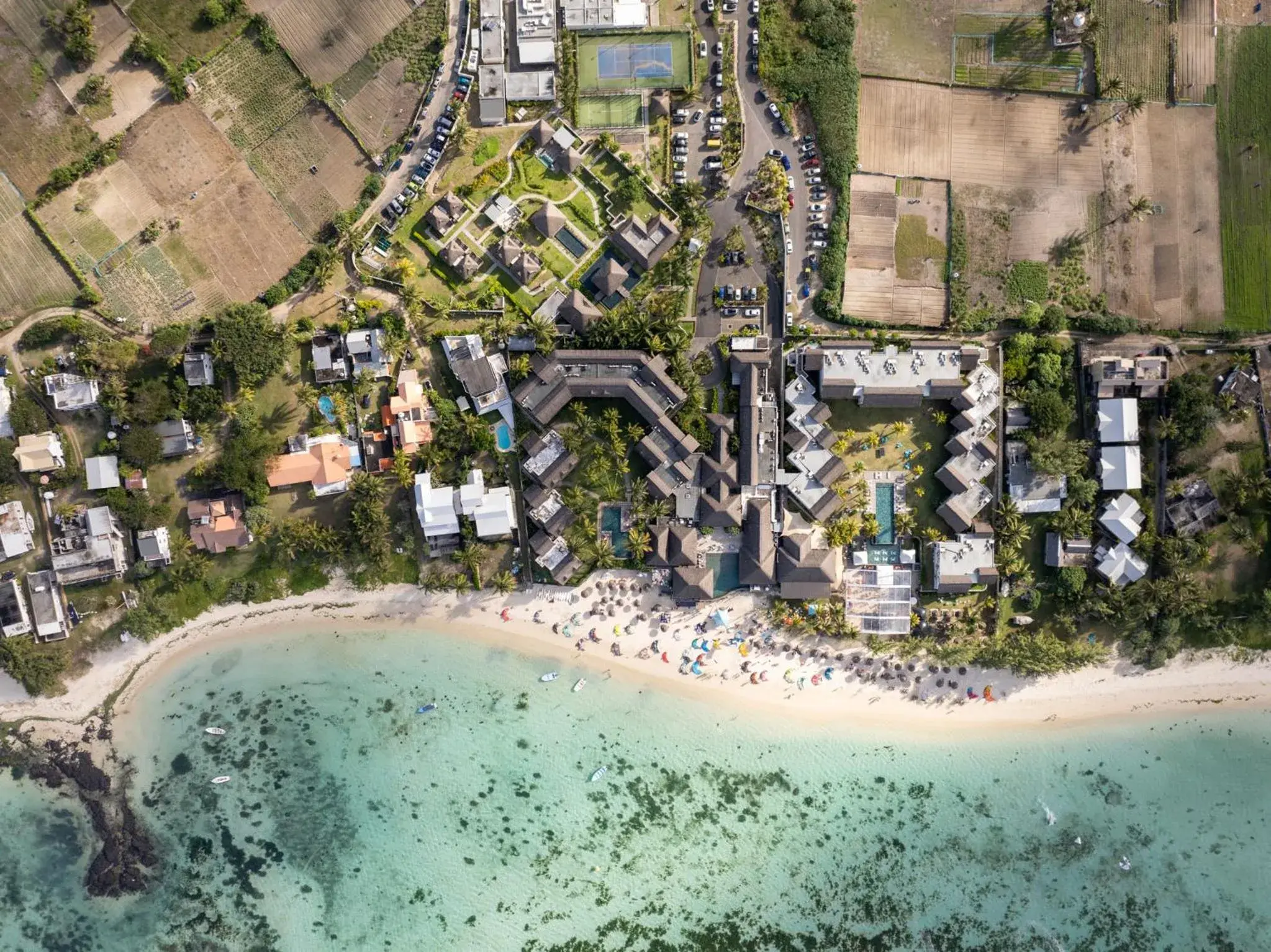 Bird's eye view in C Mauritius Bird's eye view in C Mauritius