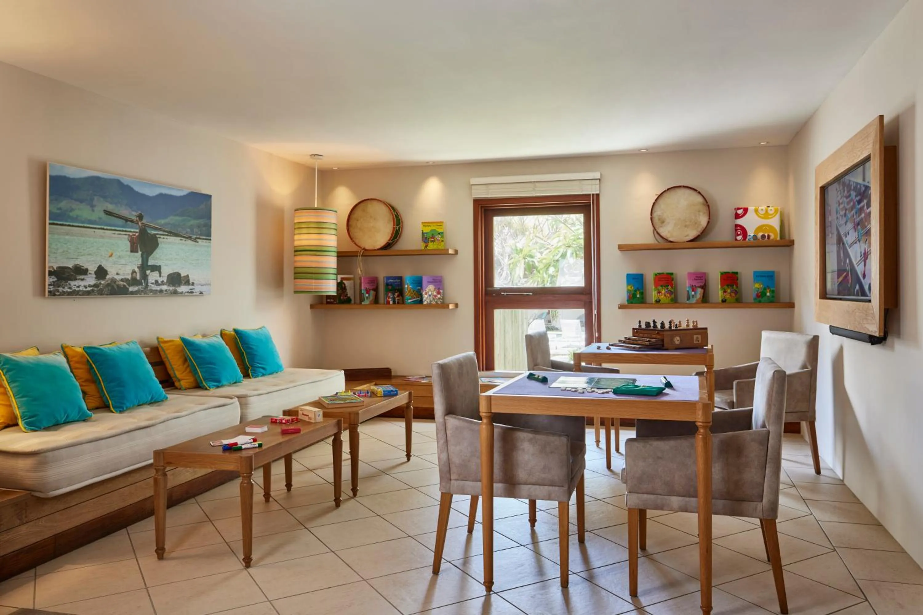 Communal lounge/ TV room in C Mauritius