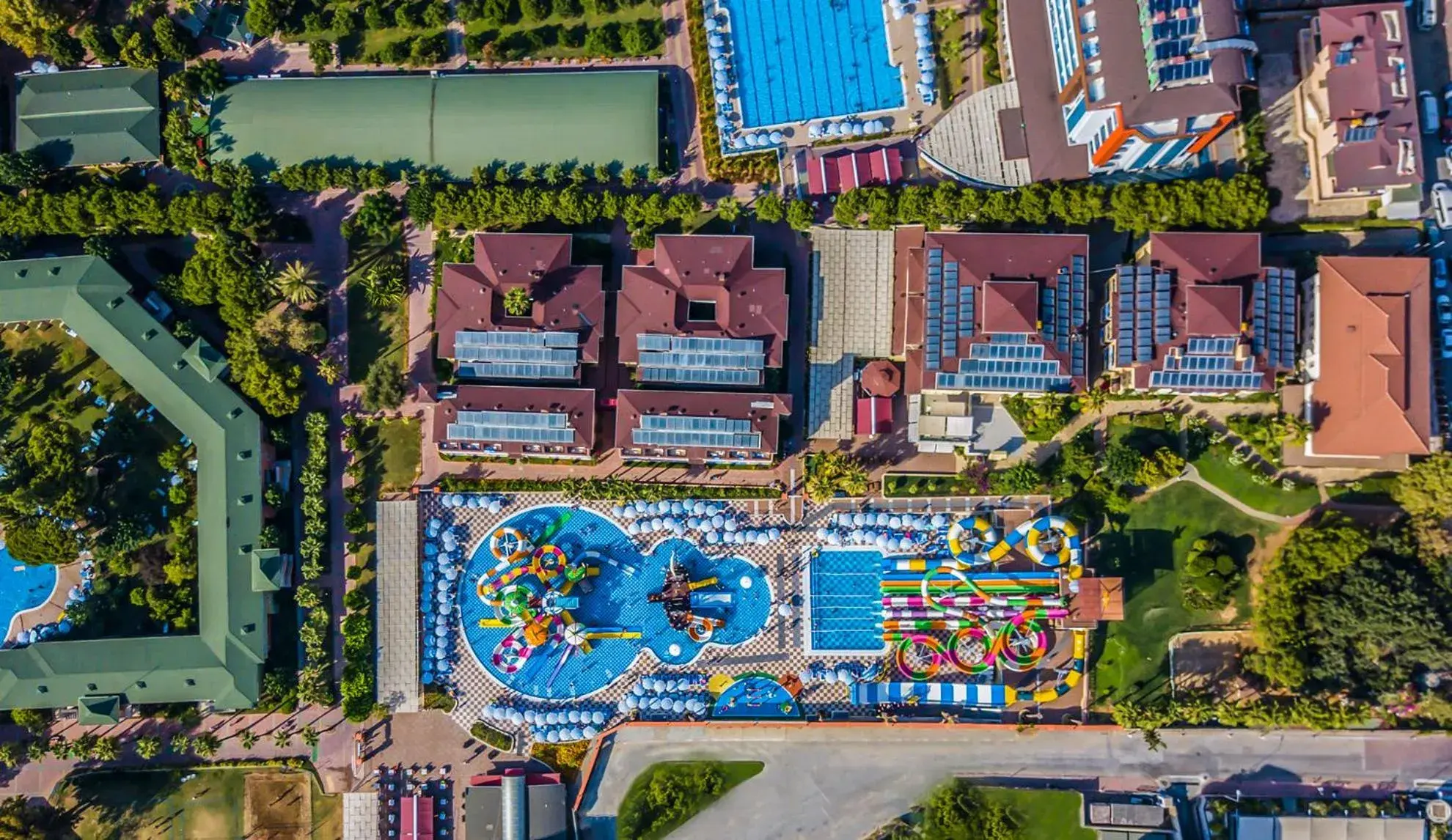 Aqua park, Bird's-eye View in Lonicera World - Ultra All Inclusive