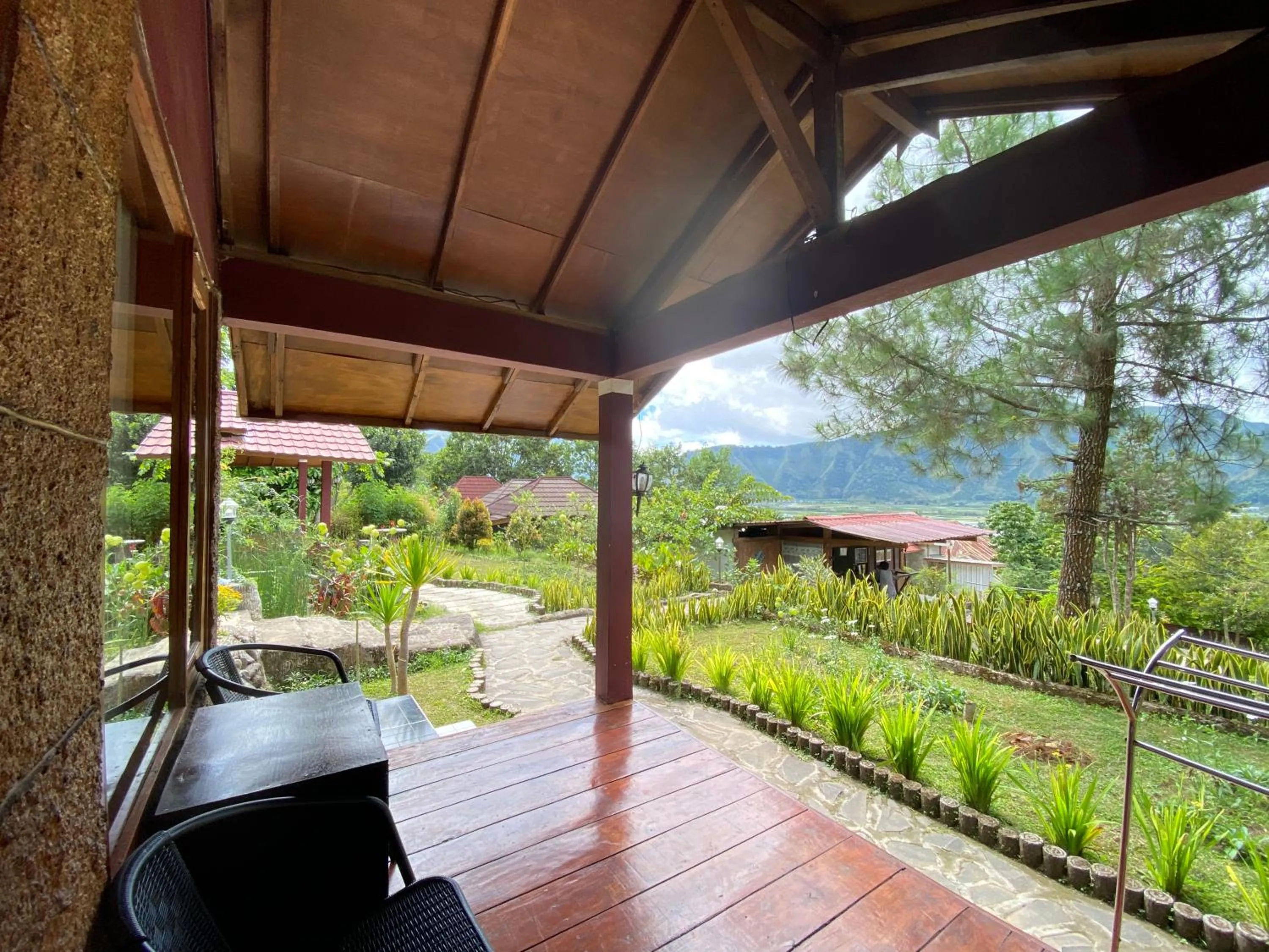 Garden view in Sembalun Kita Cottage