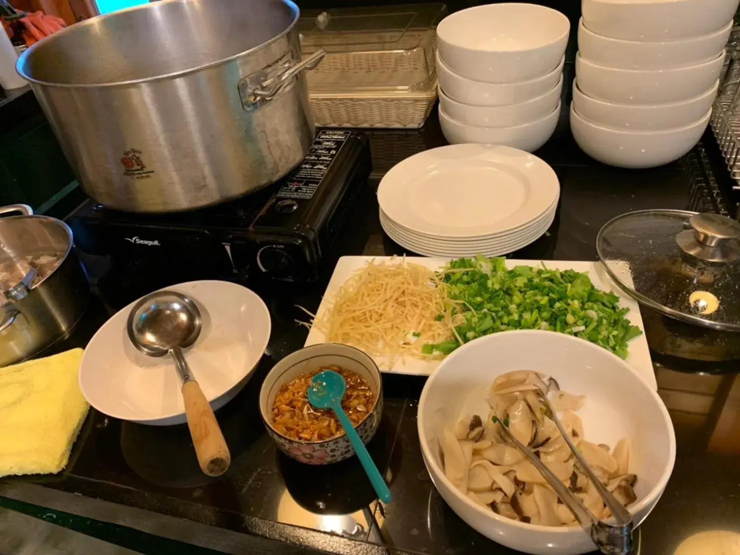 Breakfast in Nung Ni Bang Khon Thi Resort Breakfast in Nung Ni Bang Khon Thi Resort