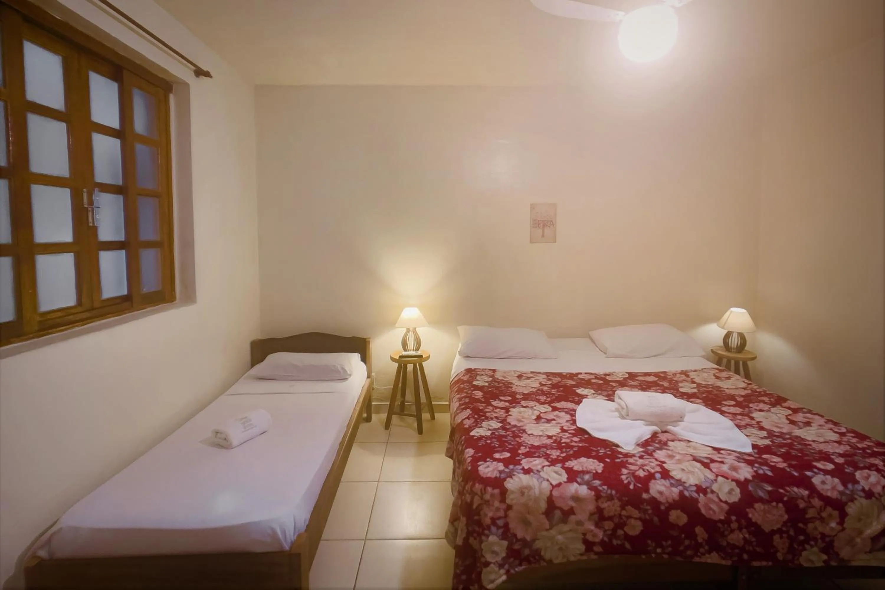 Bed in Geko Pousada Paraty