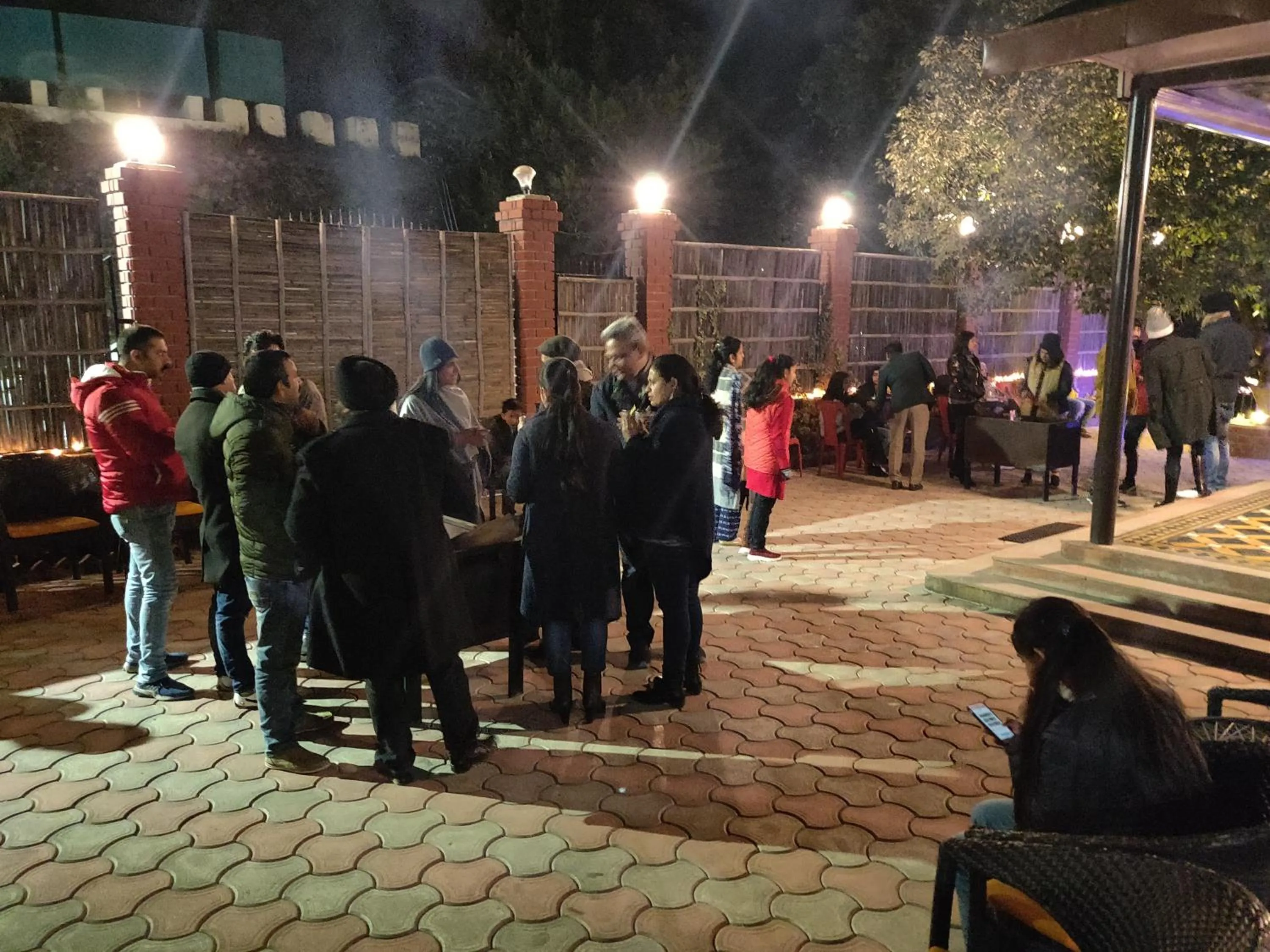 Night in The Oaktree House