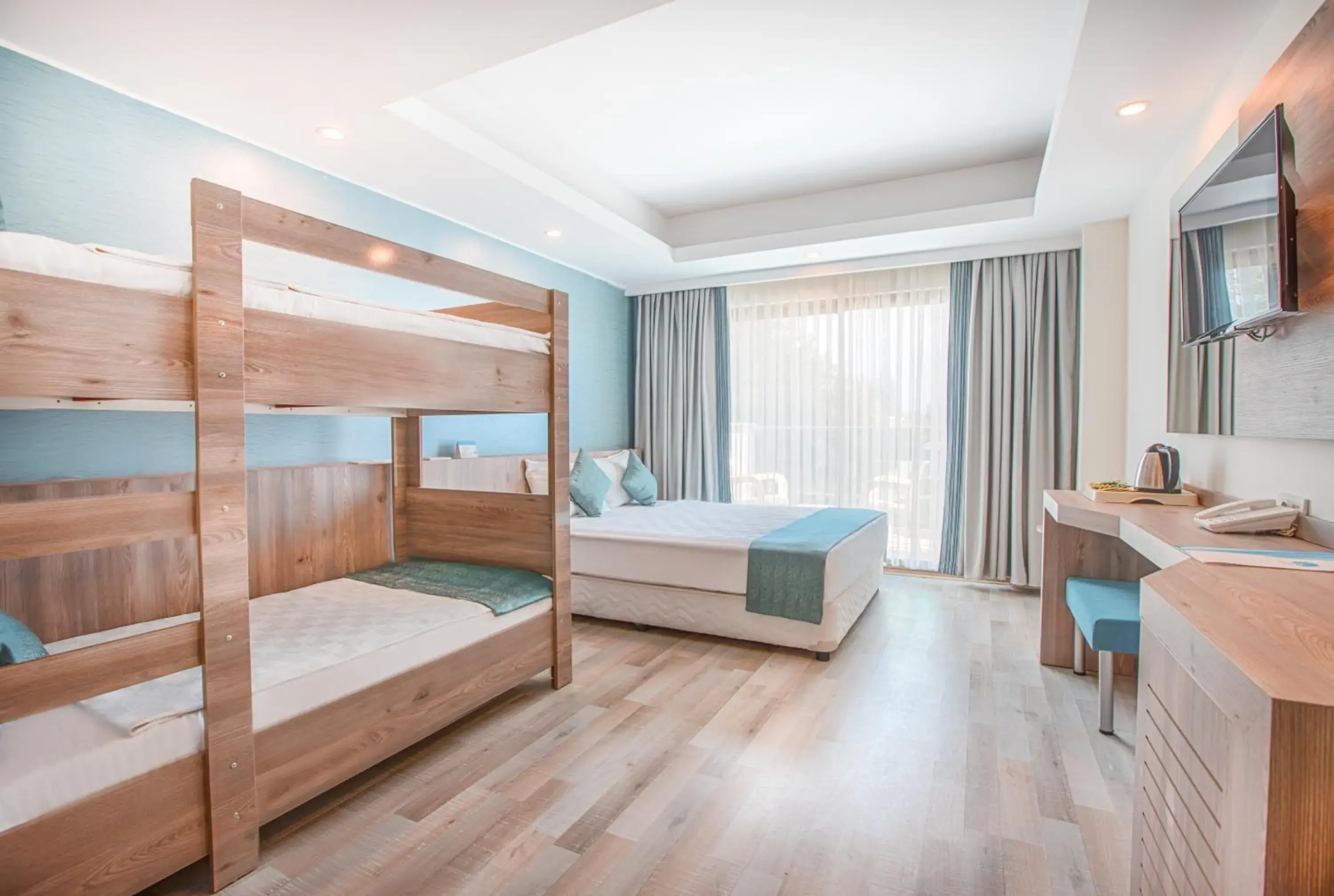 bunk bed in Dosinia Luxury Resort-Ultra All Inclusive