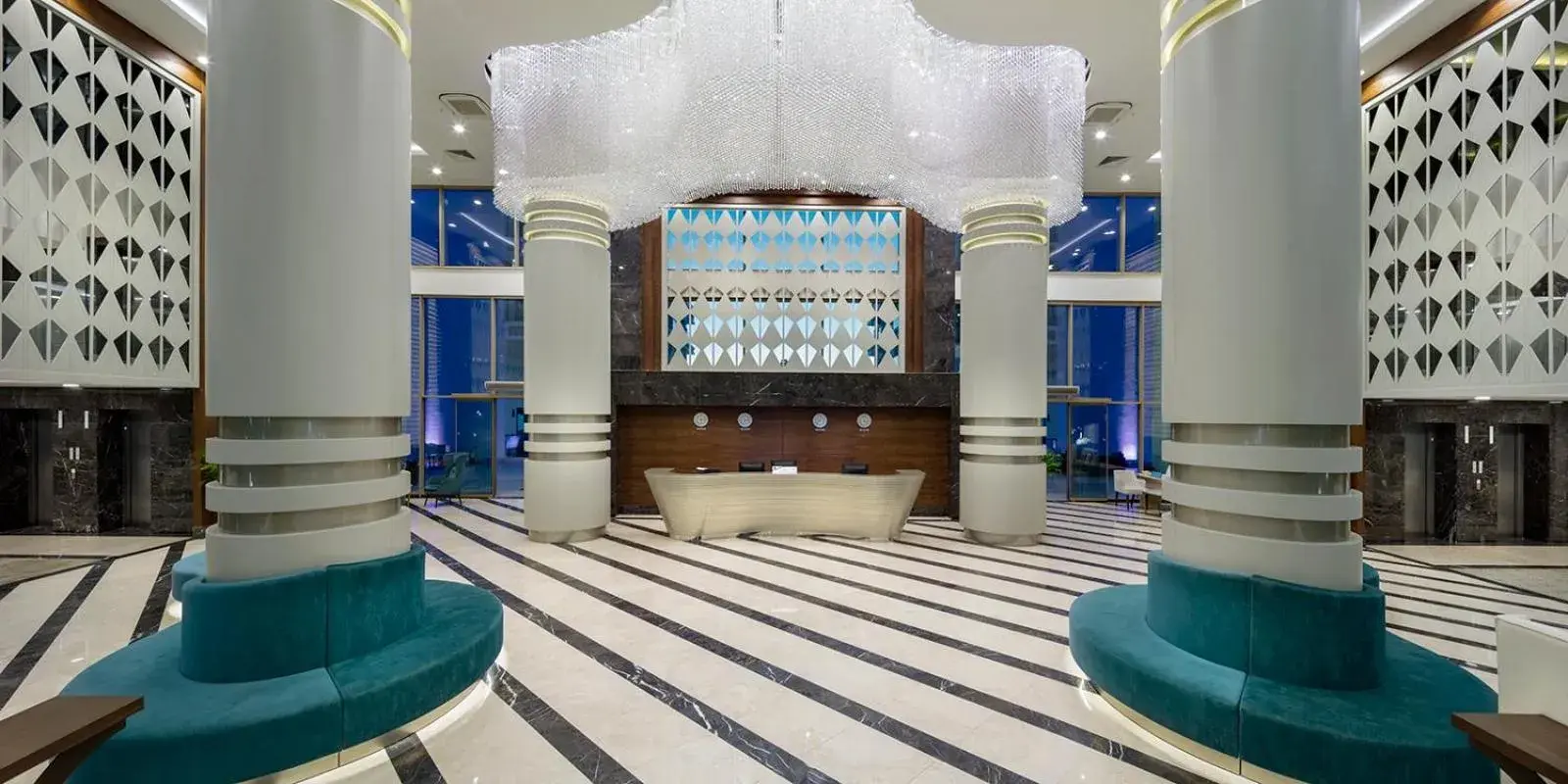 Lobby or reception, Lobby/Reception in Dosinia Luxury Resort-Ultra All Inclusive