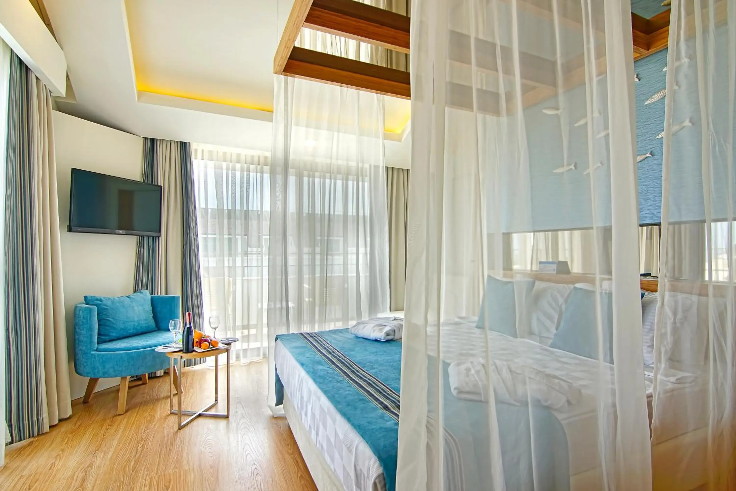 Photo of the whole room, Bed in Dosinia Luxury Resort-Ultra All Inclusive