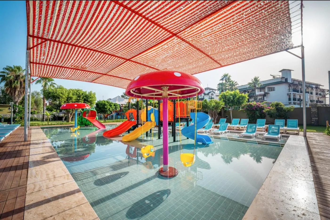 Swimming pool in Dosinia Luxury Resort-Ultra All Inclusive