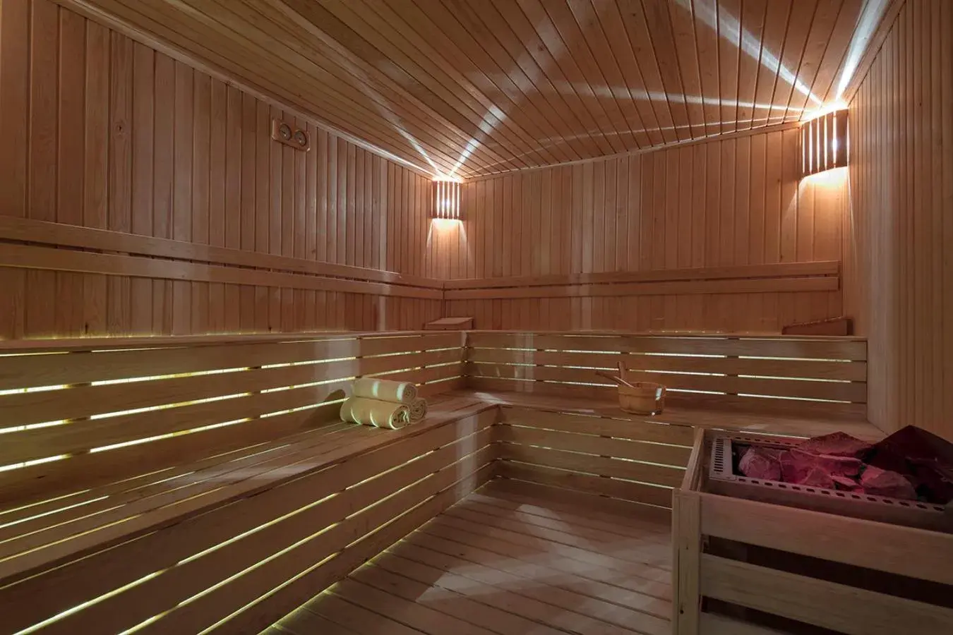 Sauna in Dosinia Luxury Resort-Ultra All Inclusive